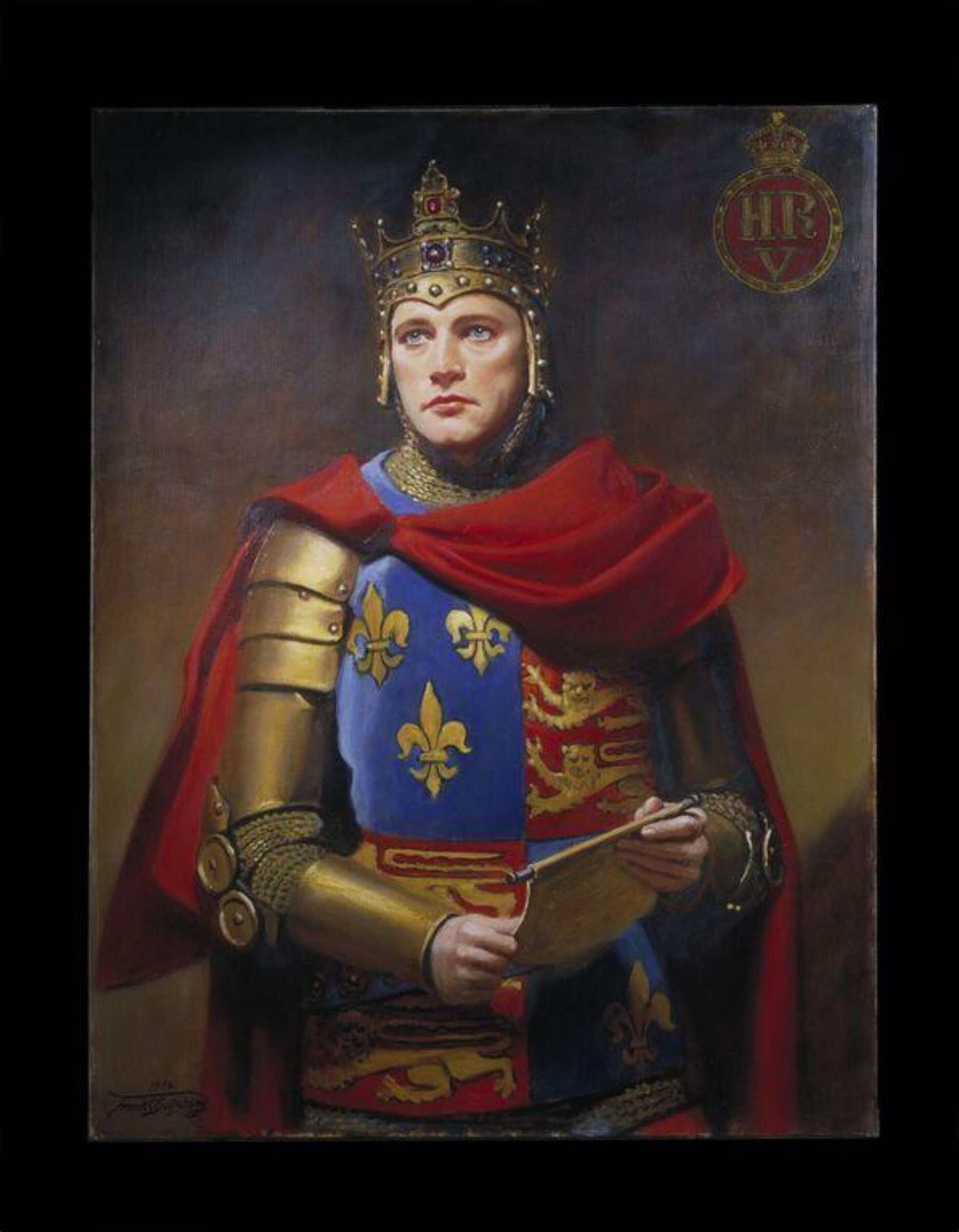 Richard Burton as Henry V, Frank Owen Salisbury, ca. 1956