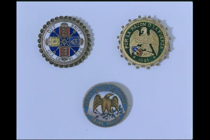 Enamelled coin top image