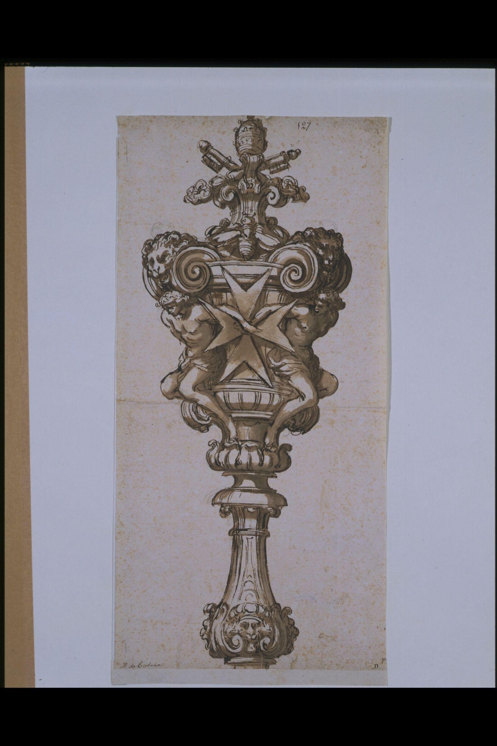 Design for a mace, Pietro da Cortona, ca. 1625-69