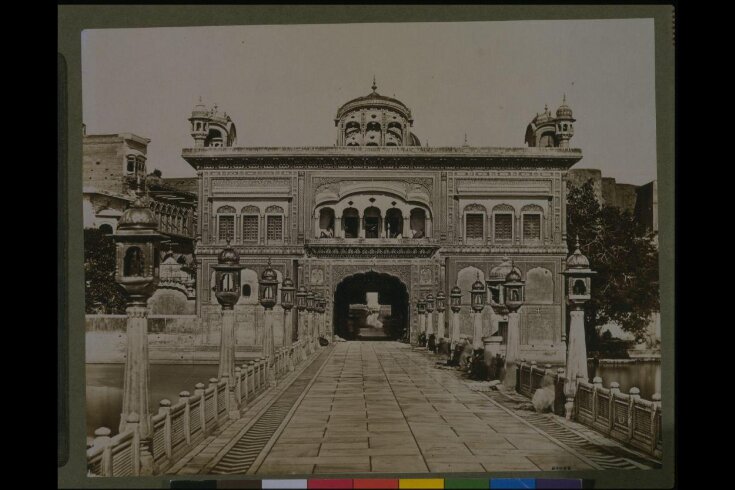 Golden gate and entrance to the temple top image