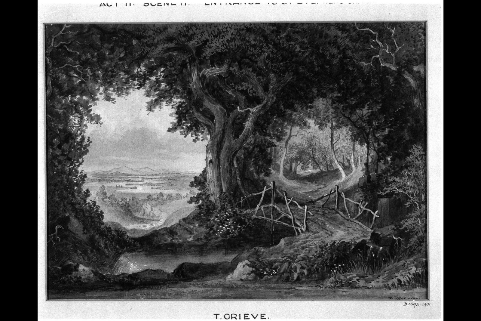 design for Richard II, Thomas Grieve, 1853-1859
