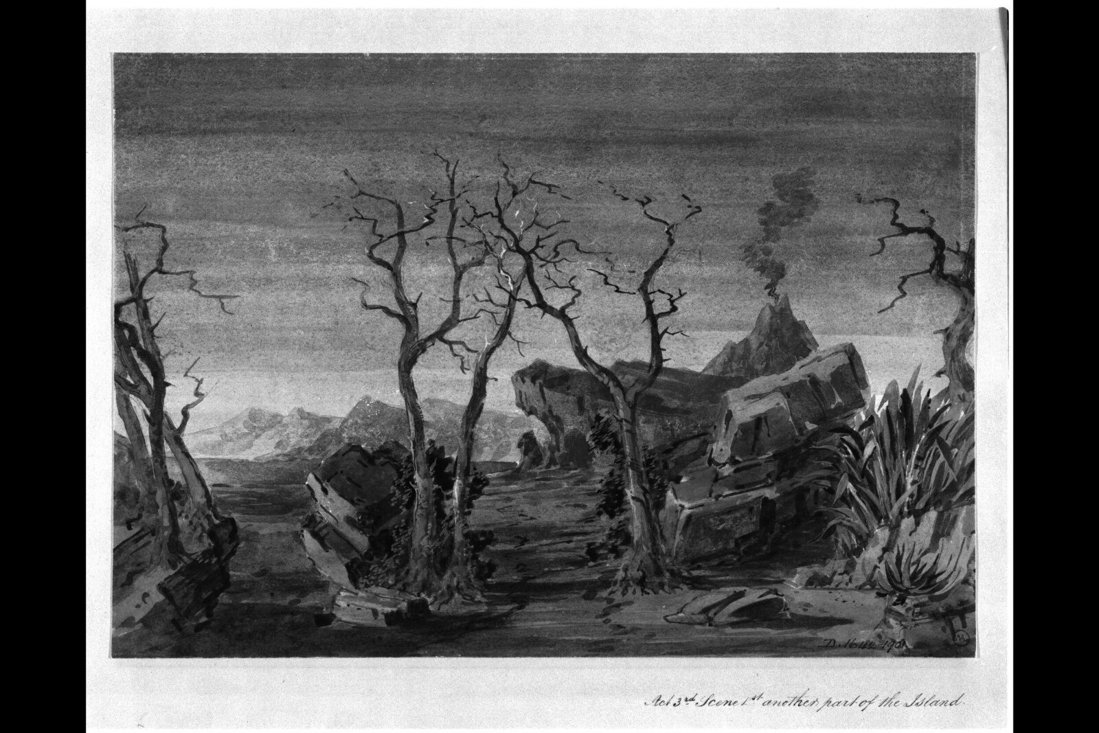 design for The Tempest, Thomas Grieve, 1853-1859