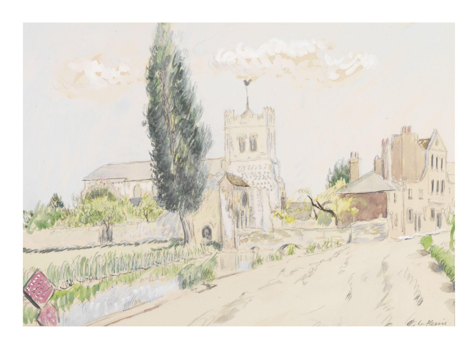 Waltham Abbey, H. E. Du Plessis, ca. 1940