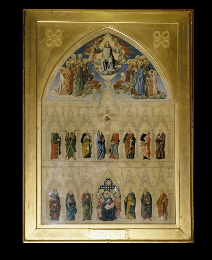 Christ Enthroned with Saints (design for a fresco for All Saints, Margaret Street) top image