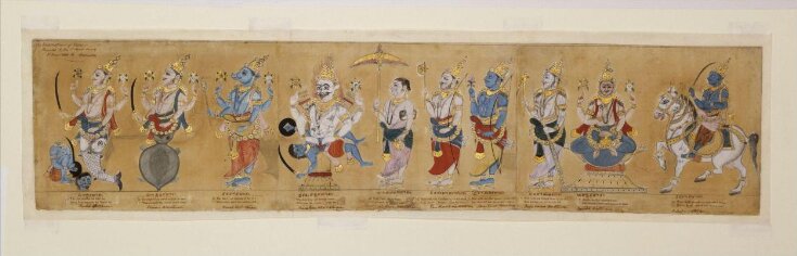 Ten incarnations of Vishnu top image
