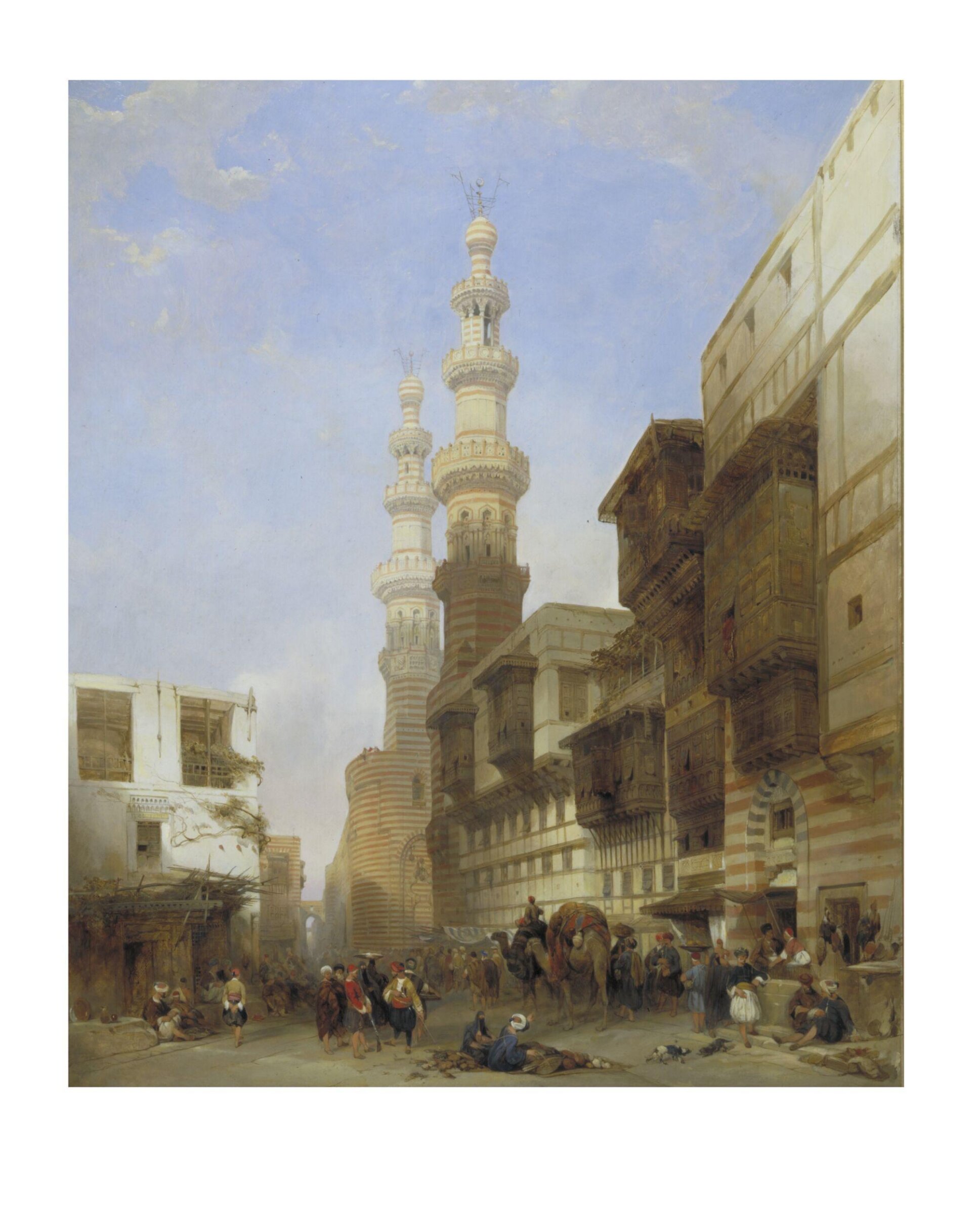The Gate of Metawalea, David Roberts, 1843