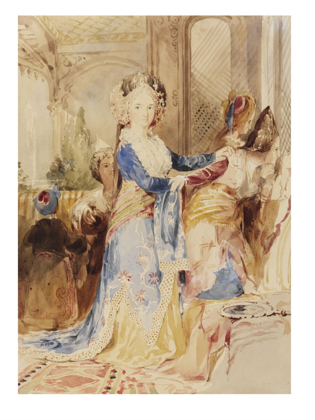 The Favourite Odalisque, Thomas Allom, ca. 1839