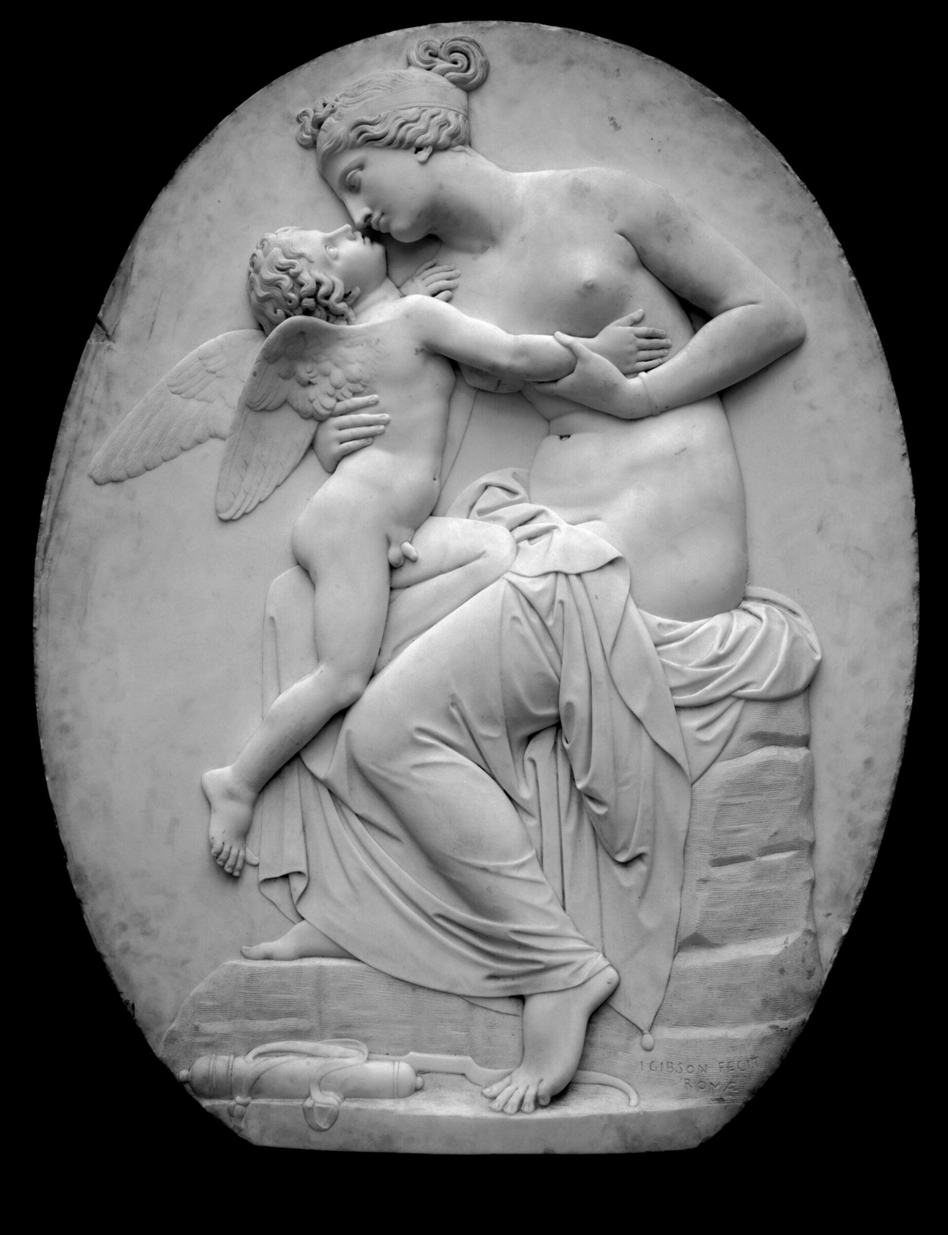 Venus and Cupid, John Gibson, ca. 1839