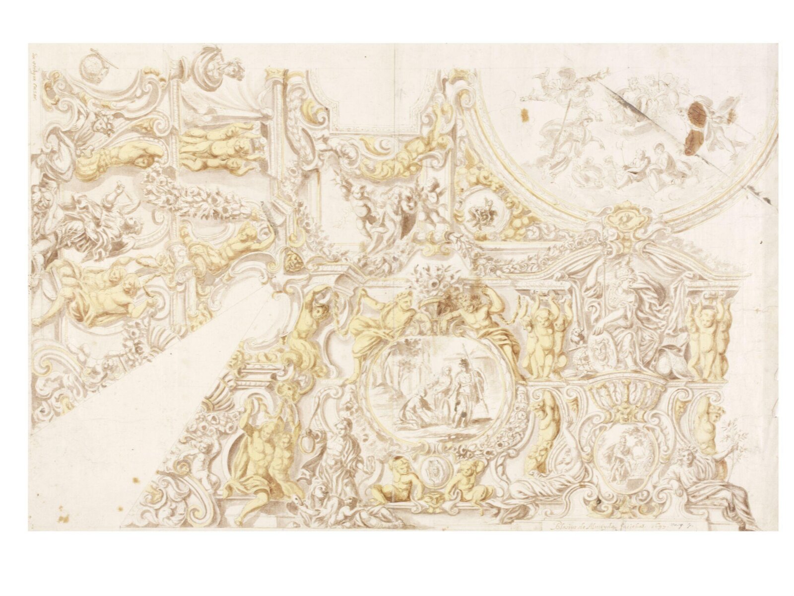 Drawing, Brás de Almeida, 1697