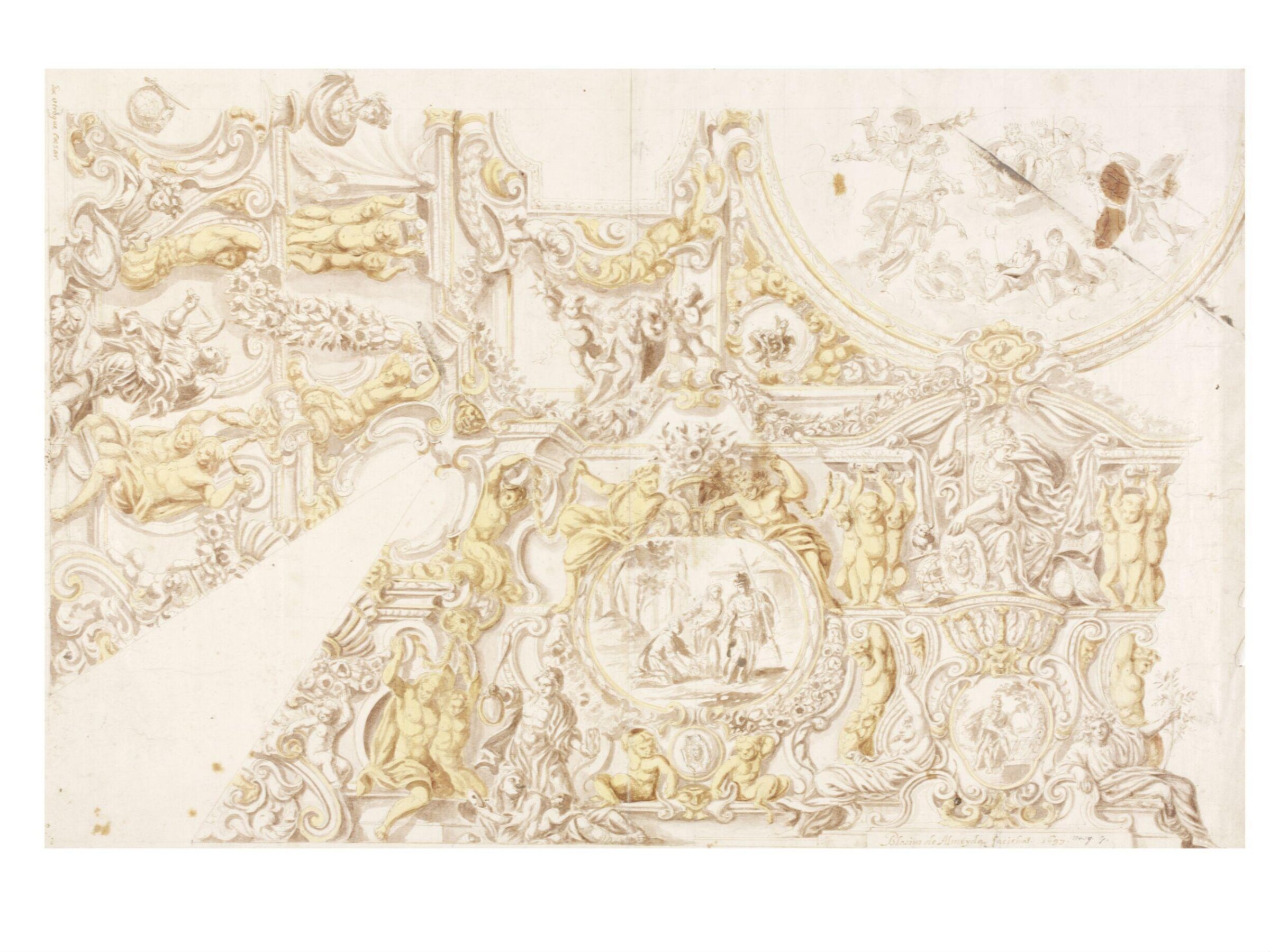 Drawing, Brás de Almeida, 1697