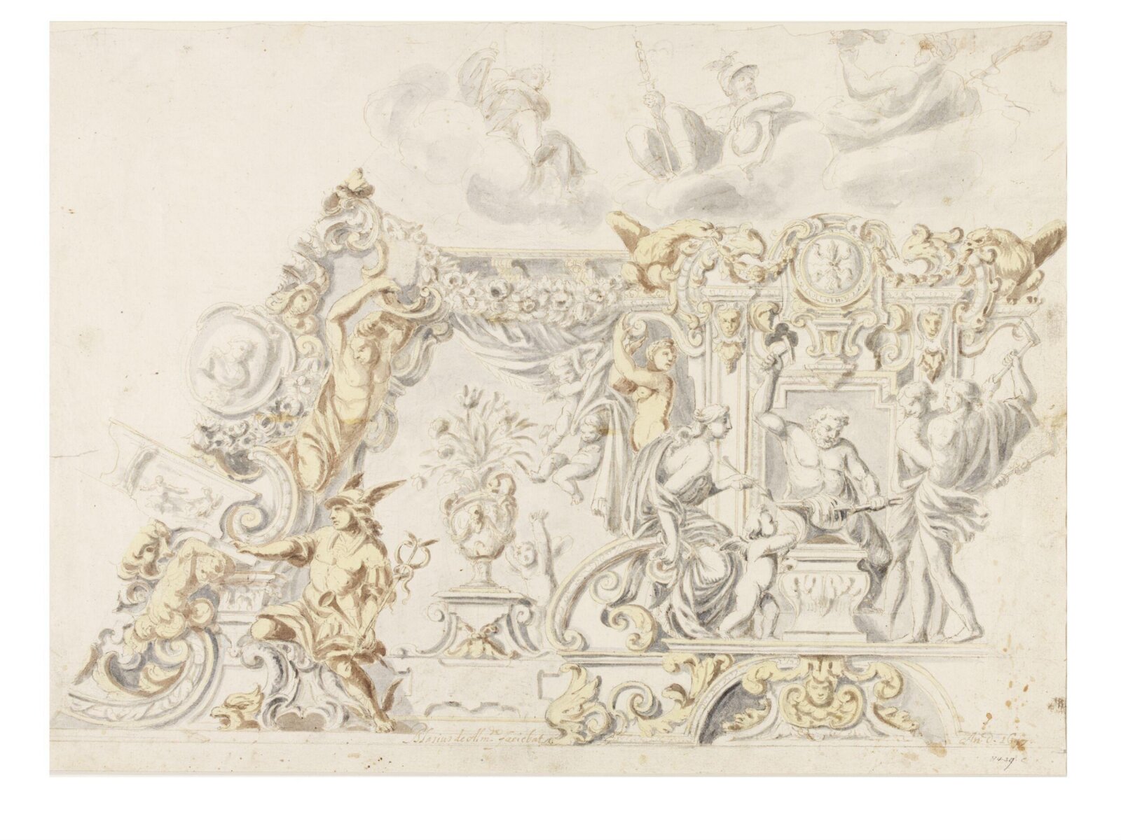 Drawing, Brás de Almeida, 1697