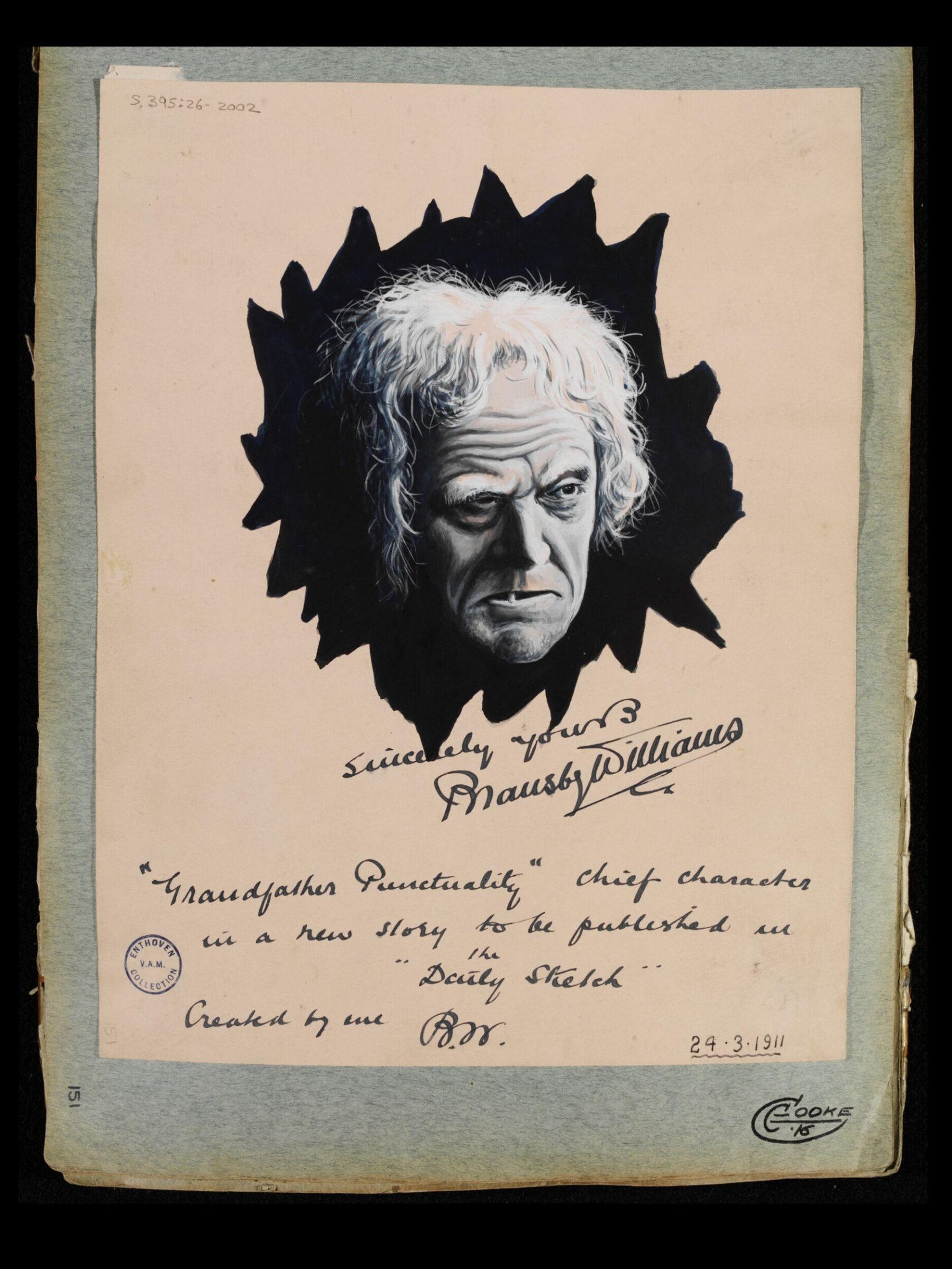 Drawing, George Cooke, March 1911