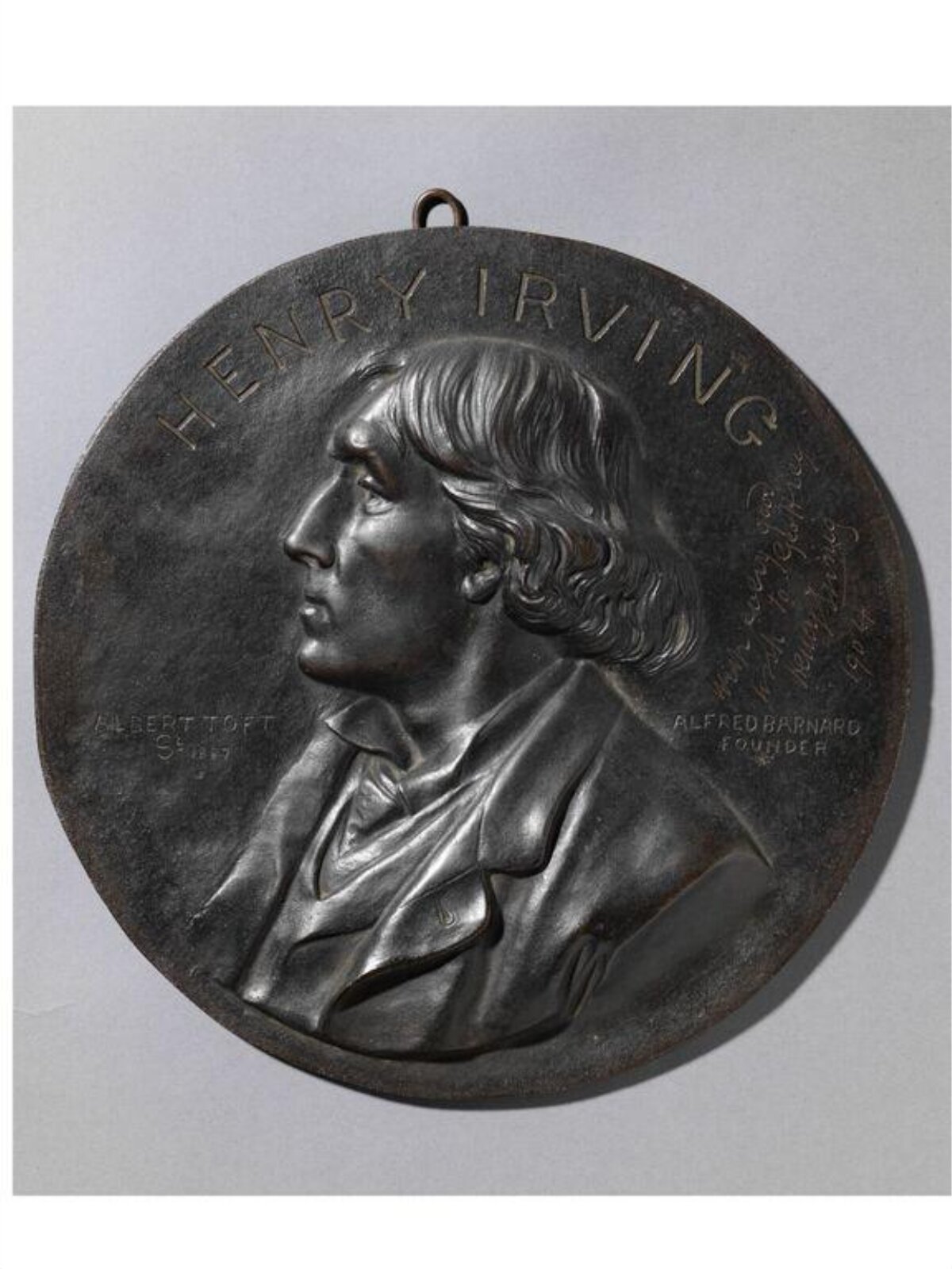 Plaque, Albert Toft, 1887
