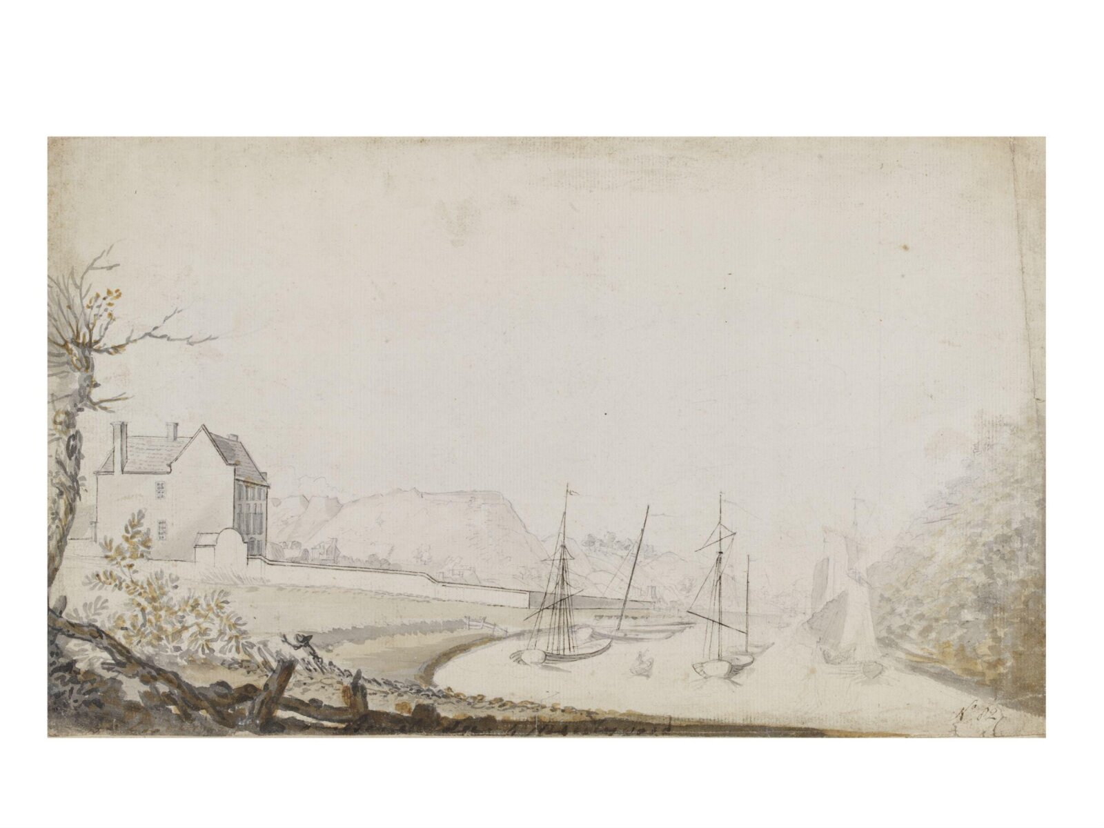 Drawing, Thomas Robins, 18th century