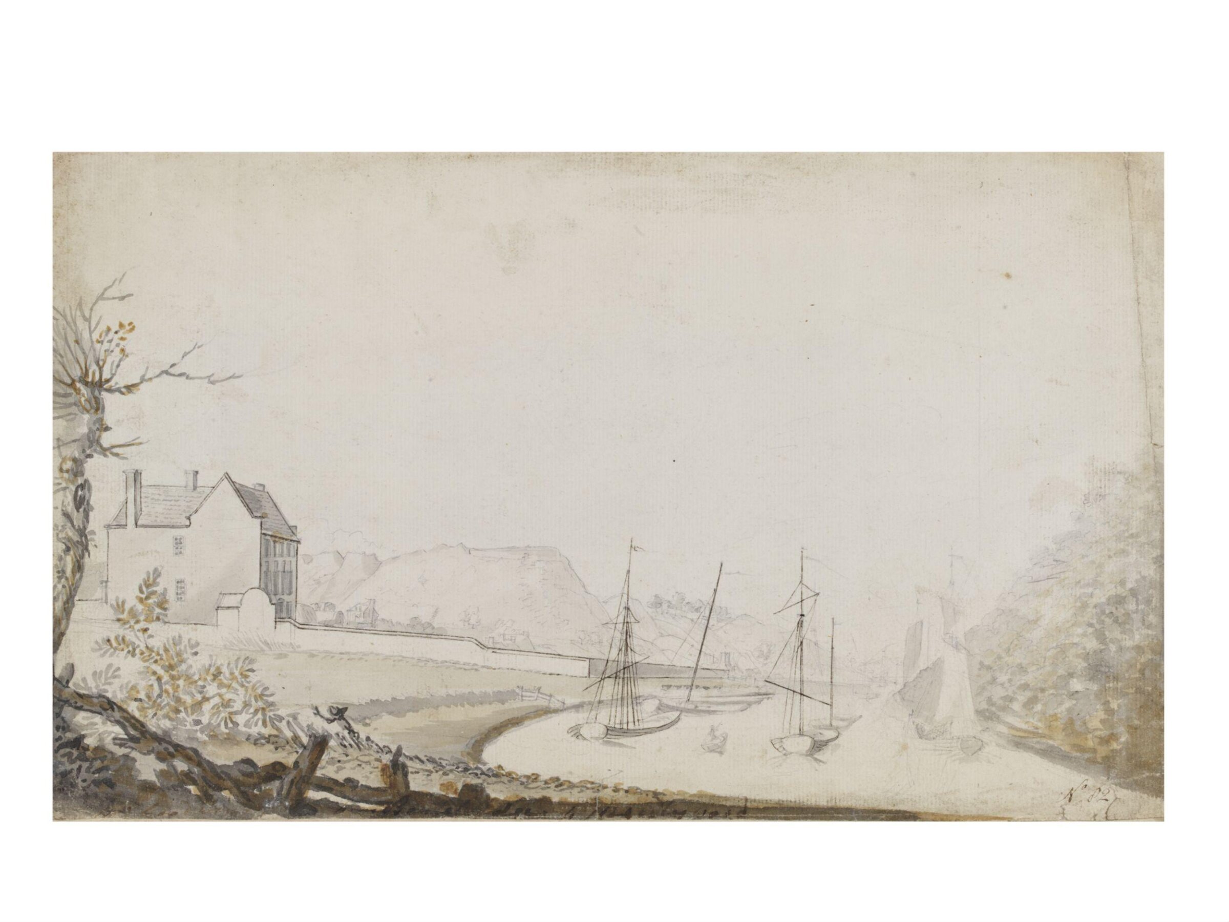 Drawing, Thomas Robins, 18th century
