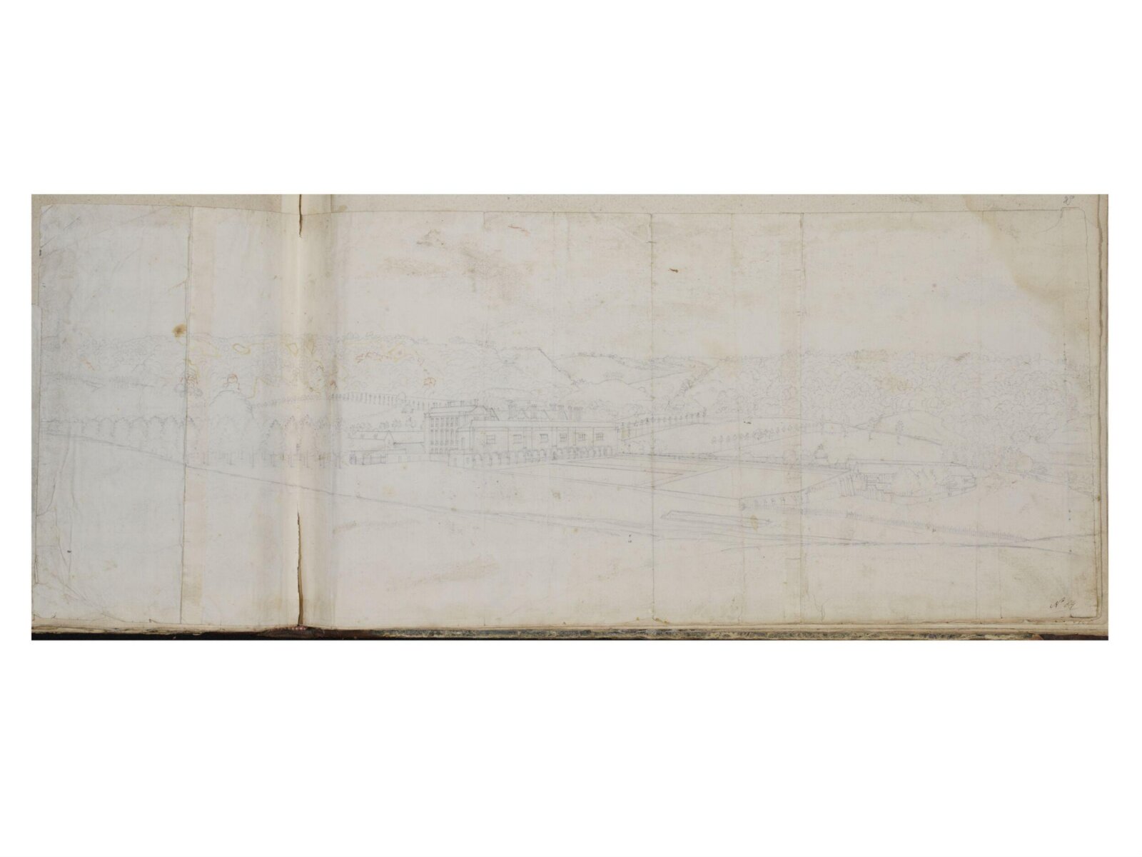 Drawing, Thomas Robins, 18th century