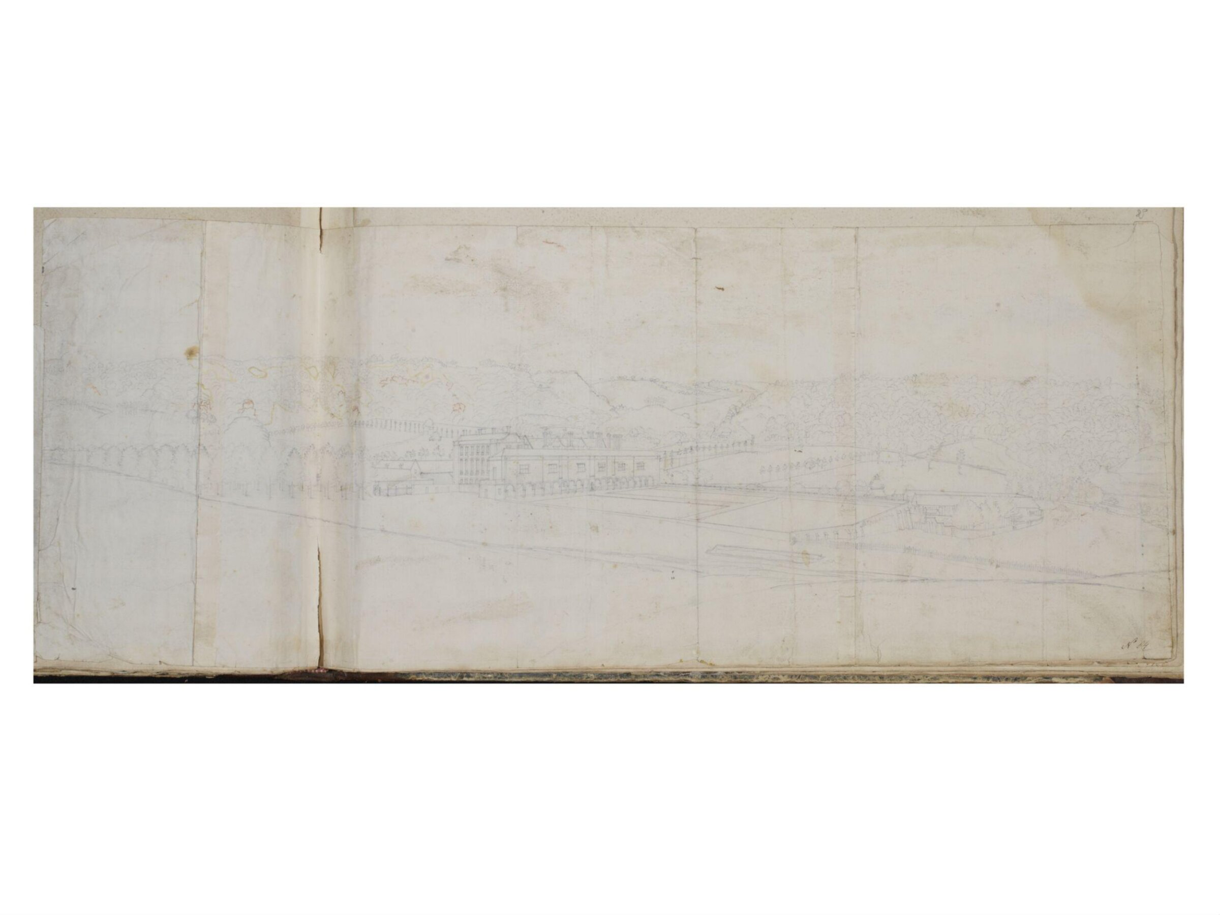 Drawing, Thomas Robins, 18th century