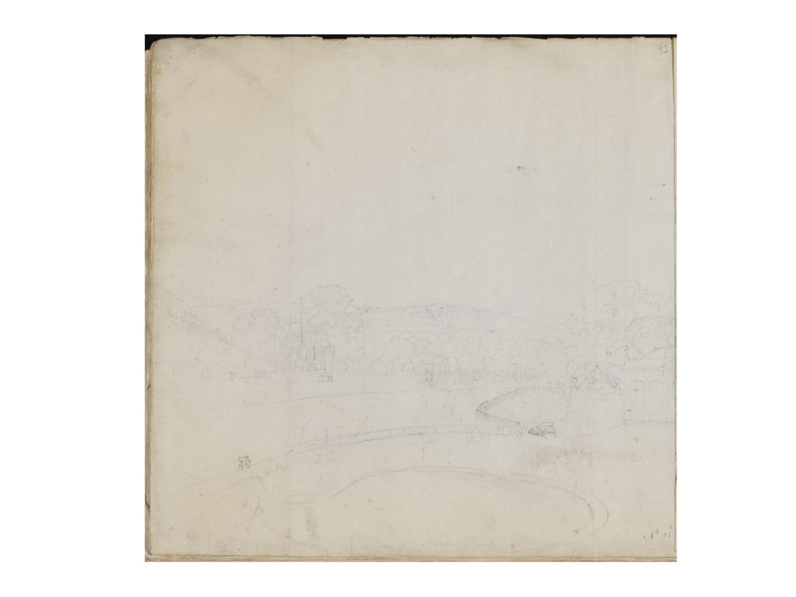 Drawing, t robins, 18th century