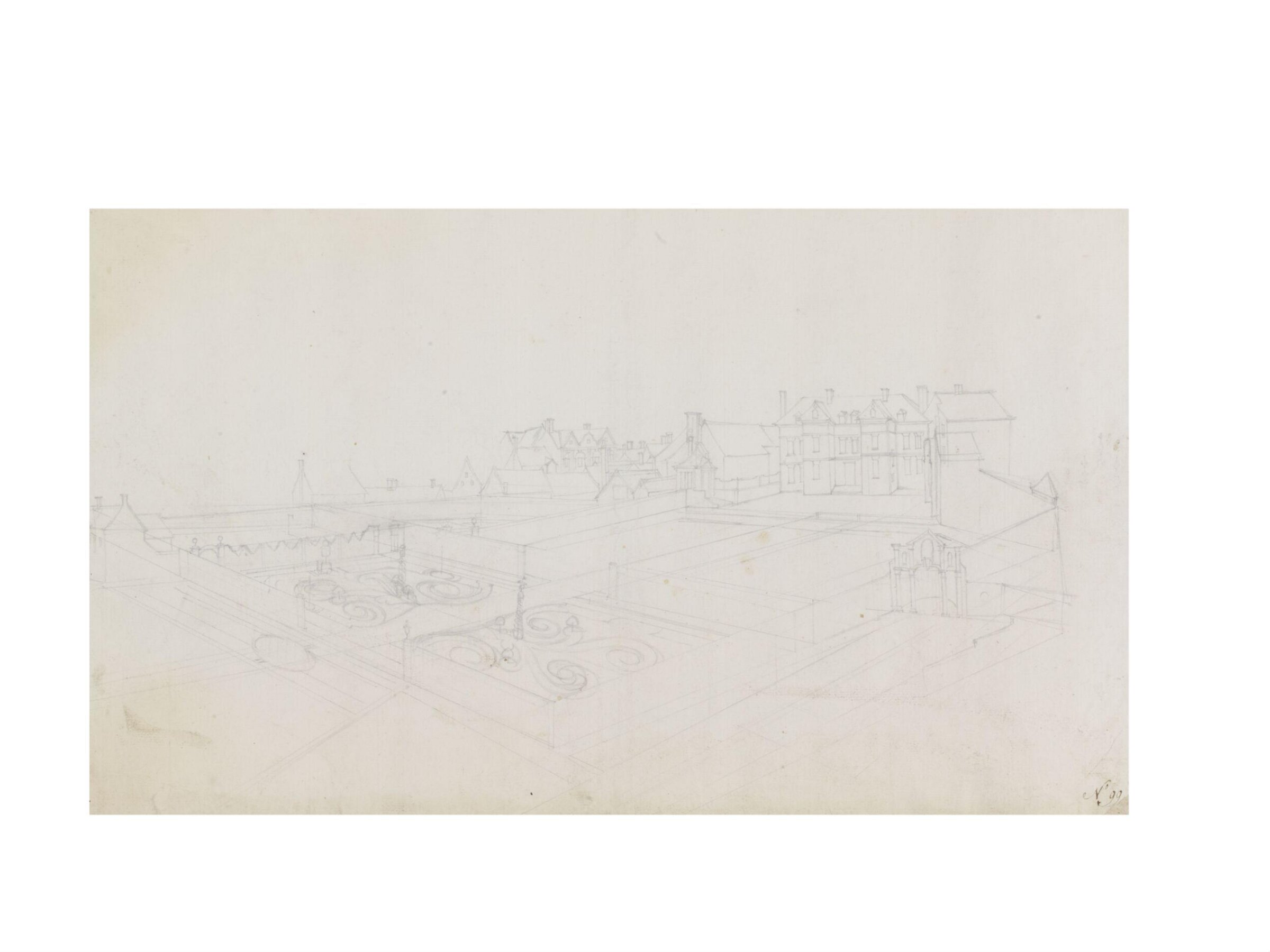 Drawing, t robins, 18th century
