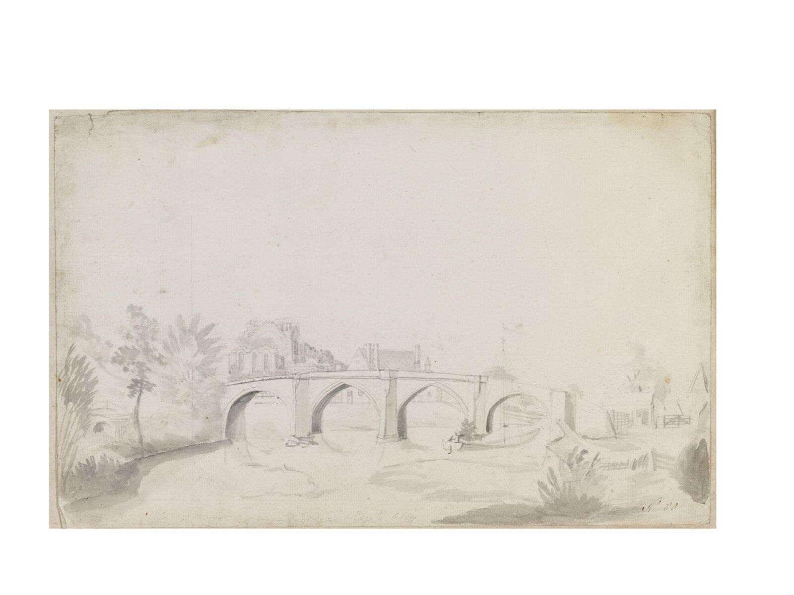 Drawing, Thomas Robins, 18th century