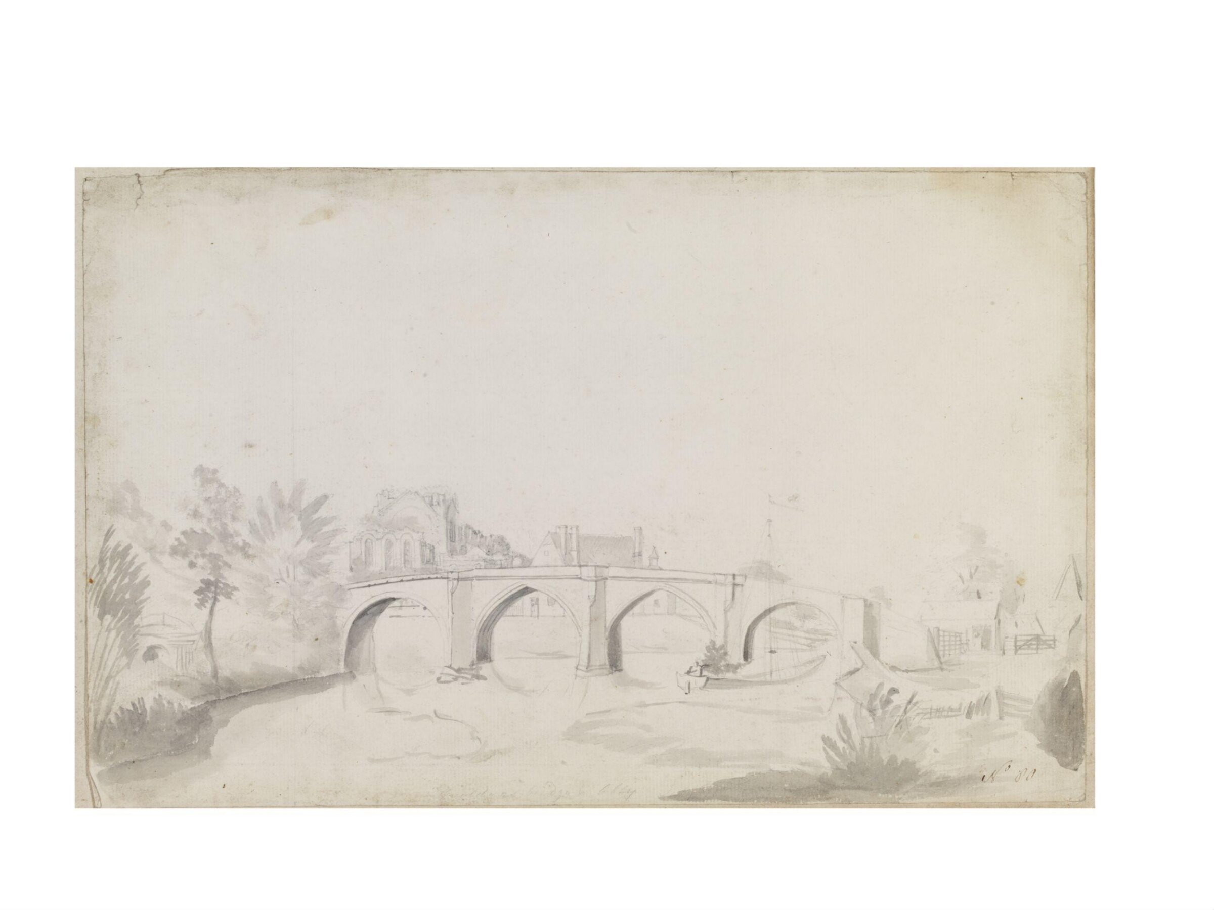 Drawing, Thomas Robins, 18th century