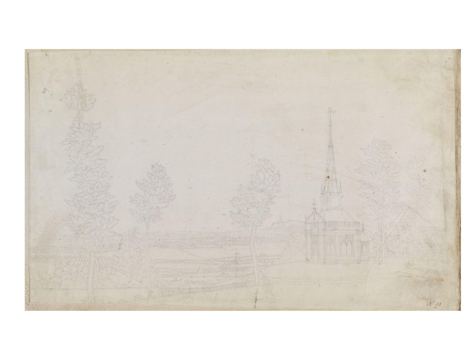 Drawing, t robins, 18th century