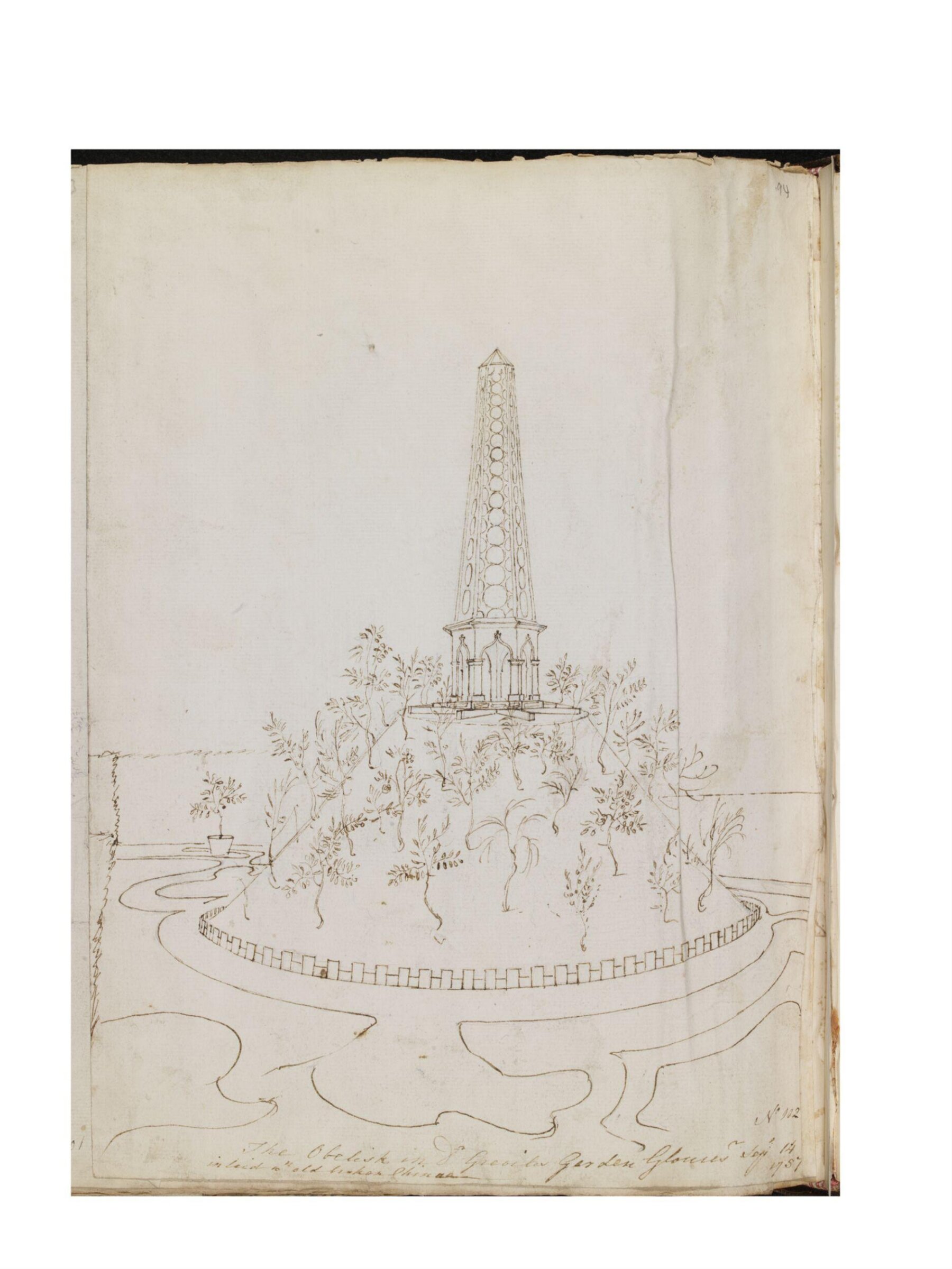 Drawing, Thomas Robins, 14/09/1757