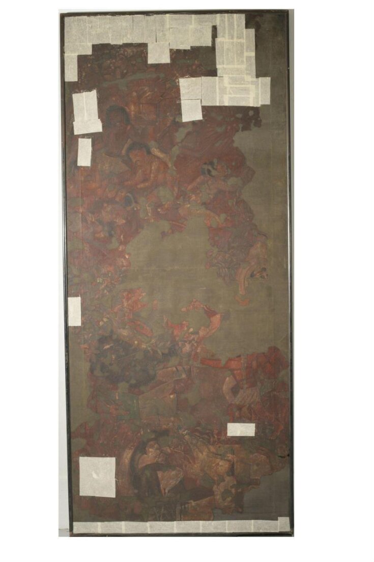 Copy of painting inside the caves of Ajanta (cave 17) image
