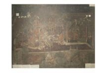 Copy of painting inside the caves of Ajanta (cave 17) thumbnail 1