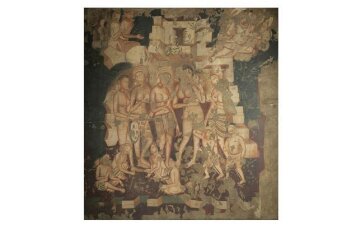 Copy of painting inside the caves of Ajanta (cave 2)