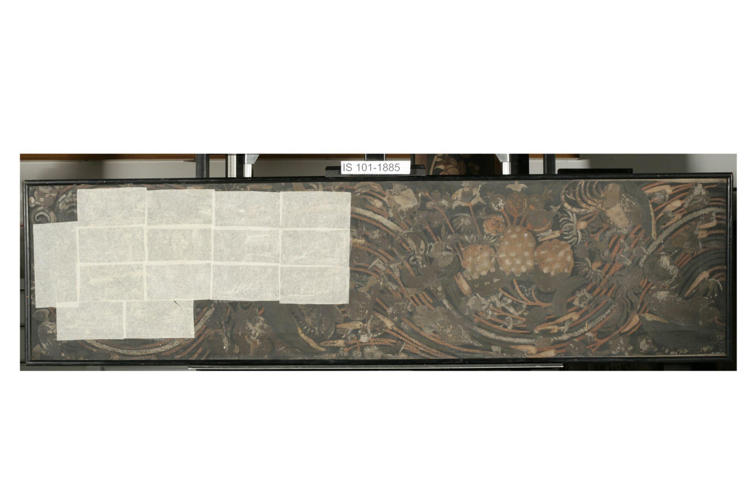 Copy of painting inside the caves of Ajanta (Cave 9), John Griffiths, 1972-1885