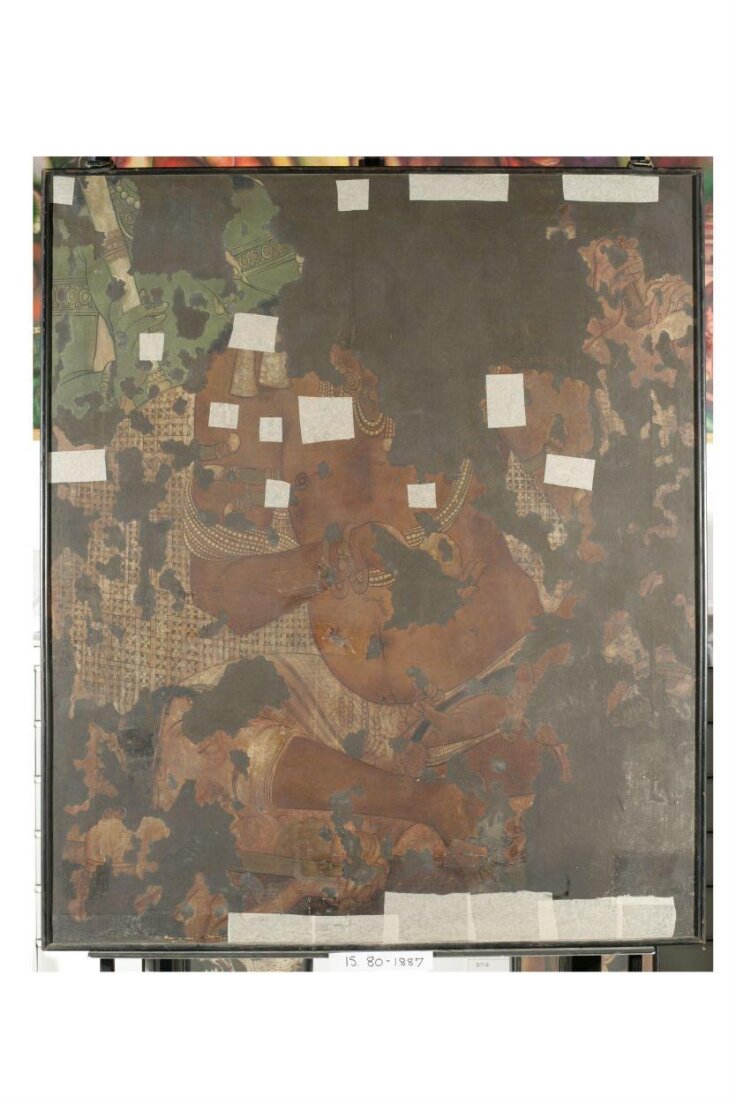 Copy of painting inside the caves of Ajanta (cave 16) image