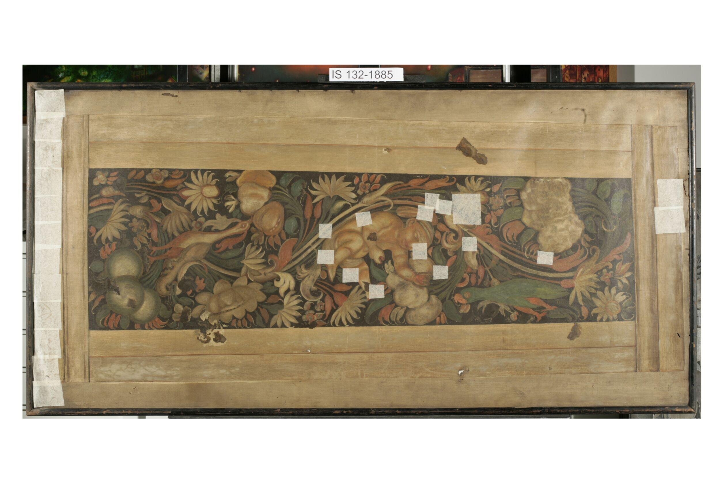 Copy of painting inside the caves of Ajanta (cave 1)