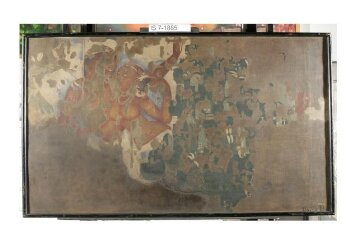 Copy of painting inside the caves of Ajanta (cave 2)