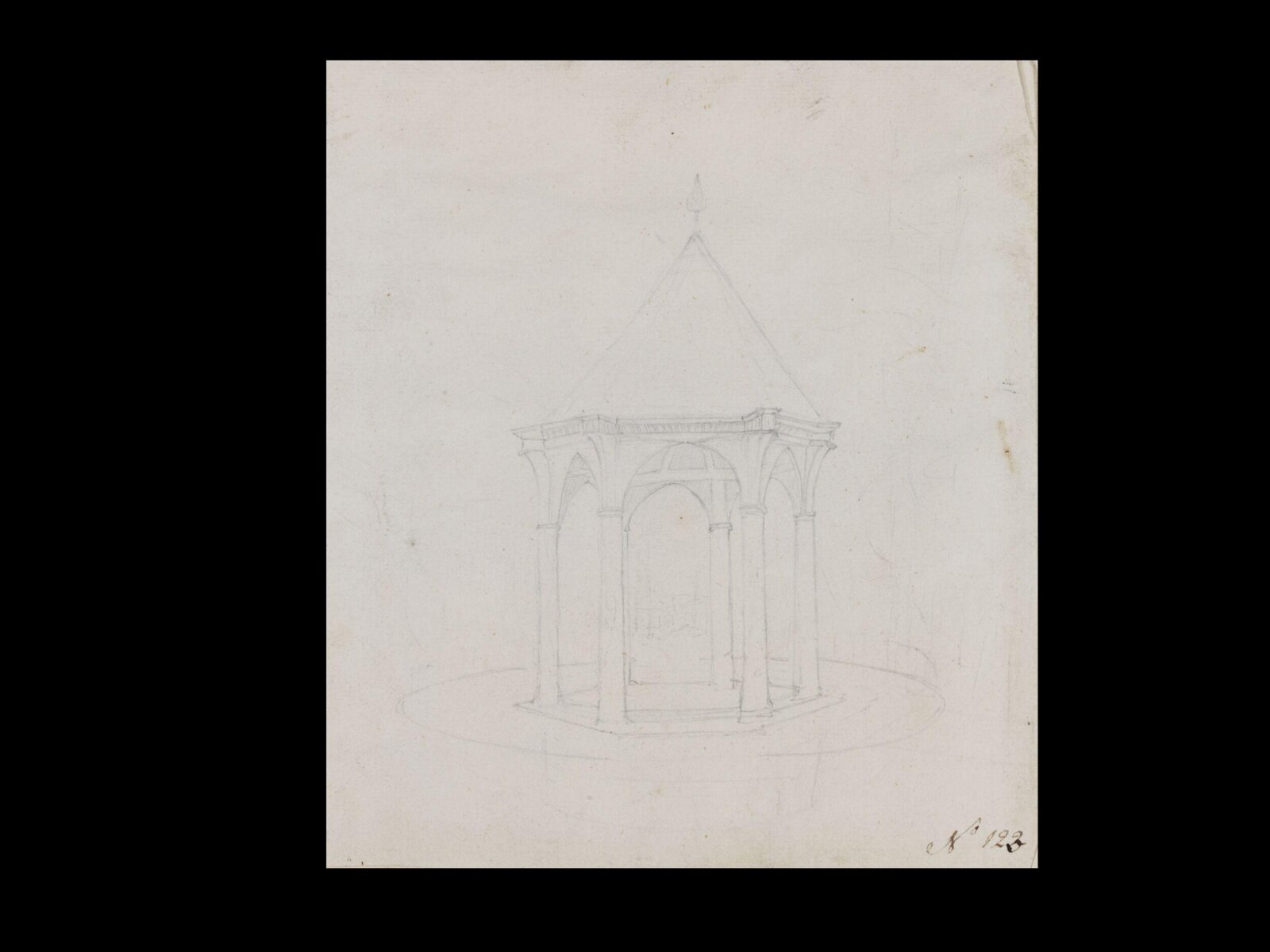 Drawing, Thomas Robins, 18th century