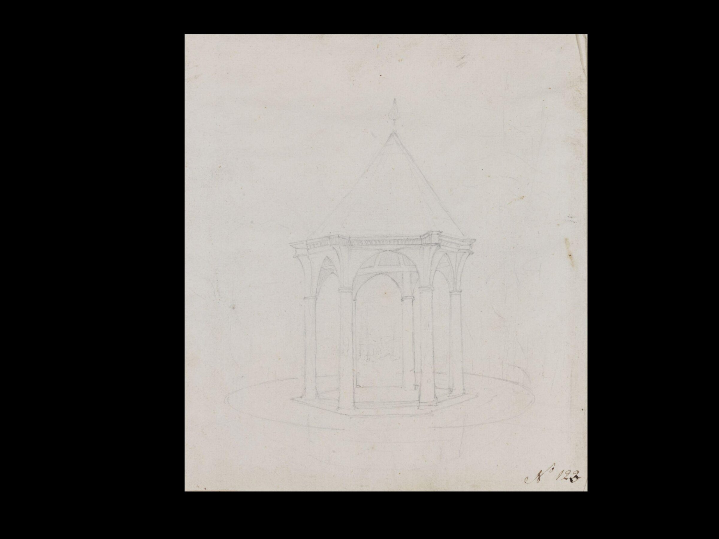 Drawing, Thomas Robins, 18th century