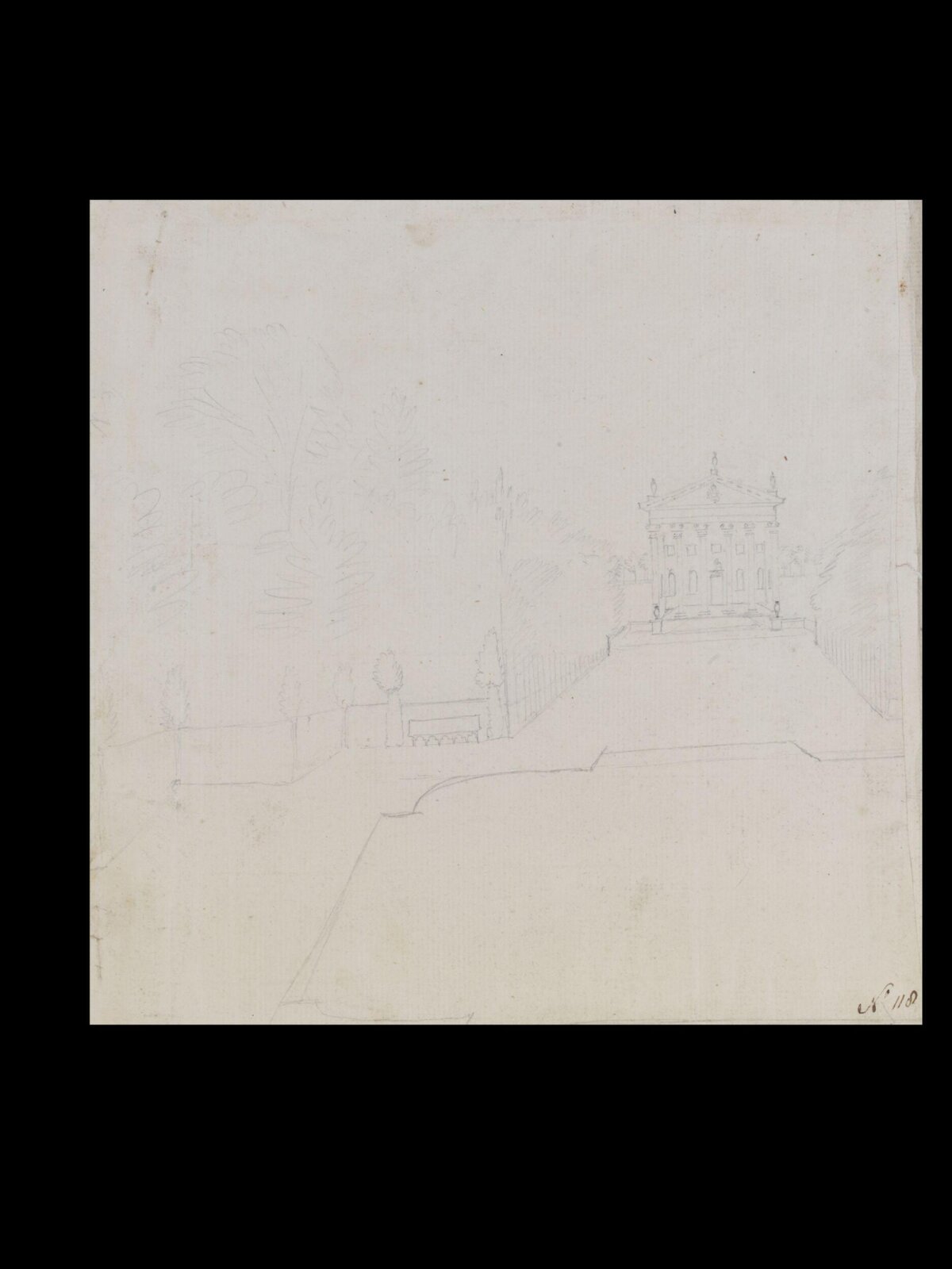 Drawing, Thomas Robins, 18th century