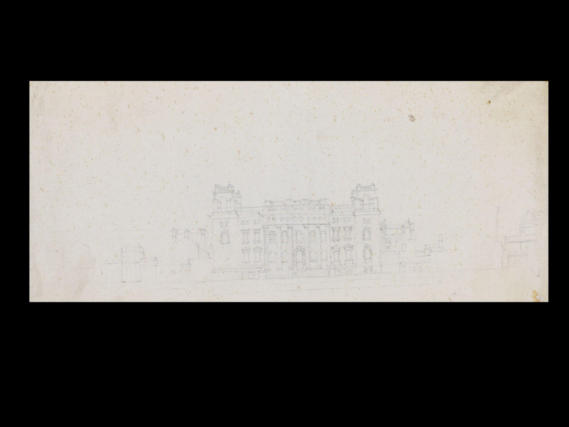 Drawing, Thomas Robins, 18th century