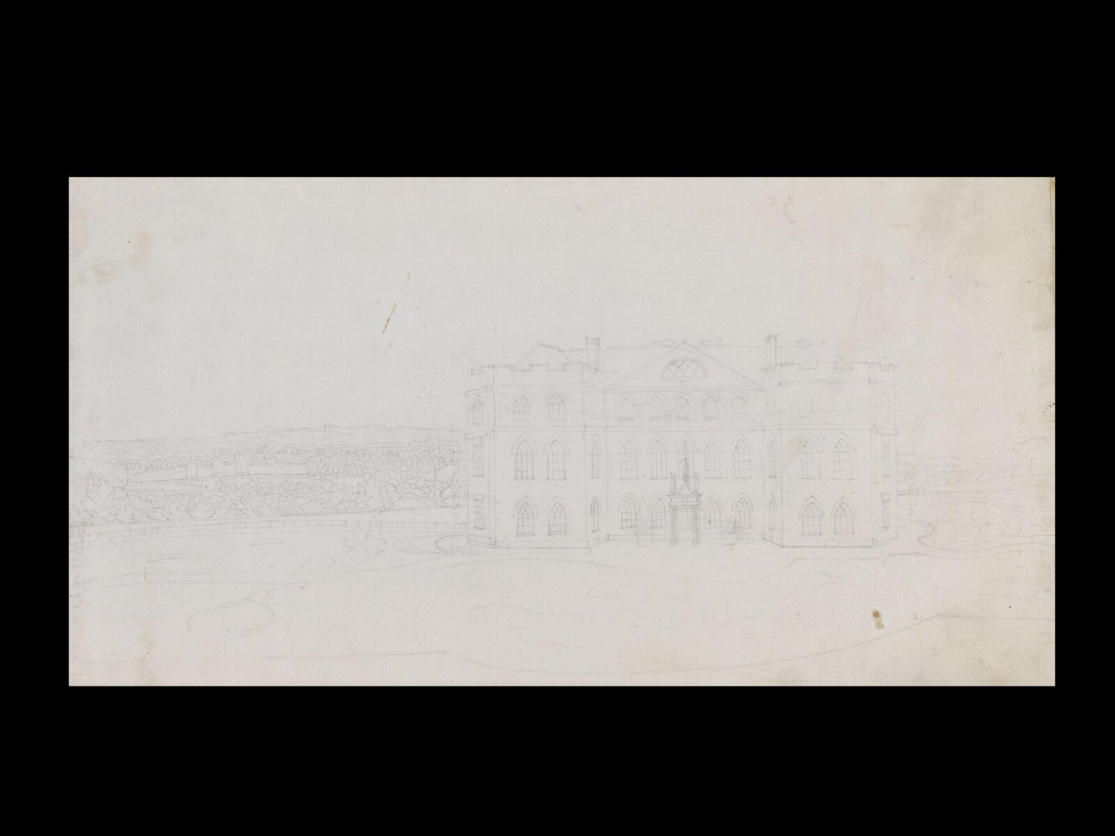 Drawing, Thomas Robins, 18th century
