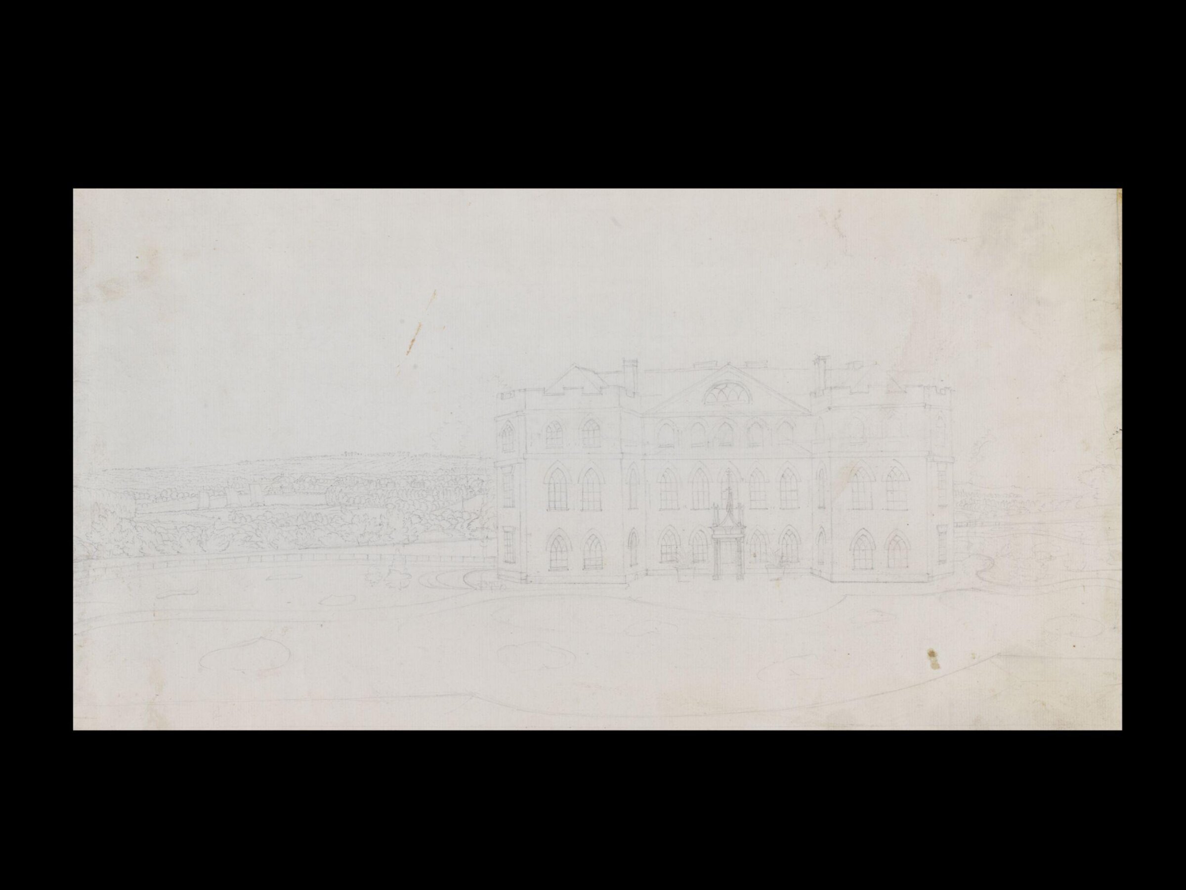 Drawing, Thomas Robins, 18th century