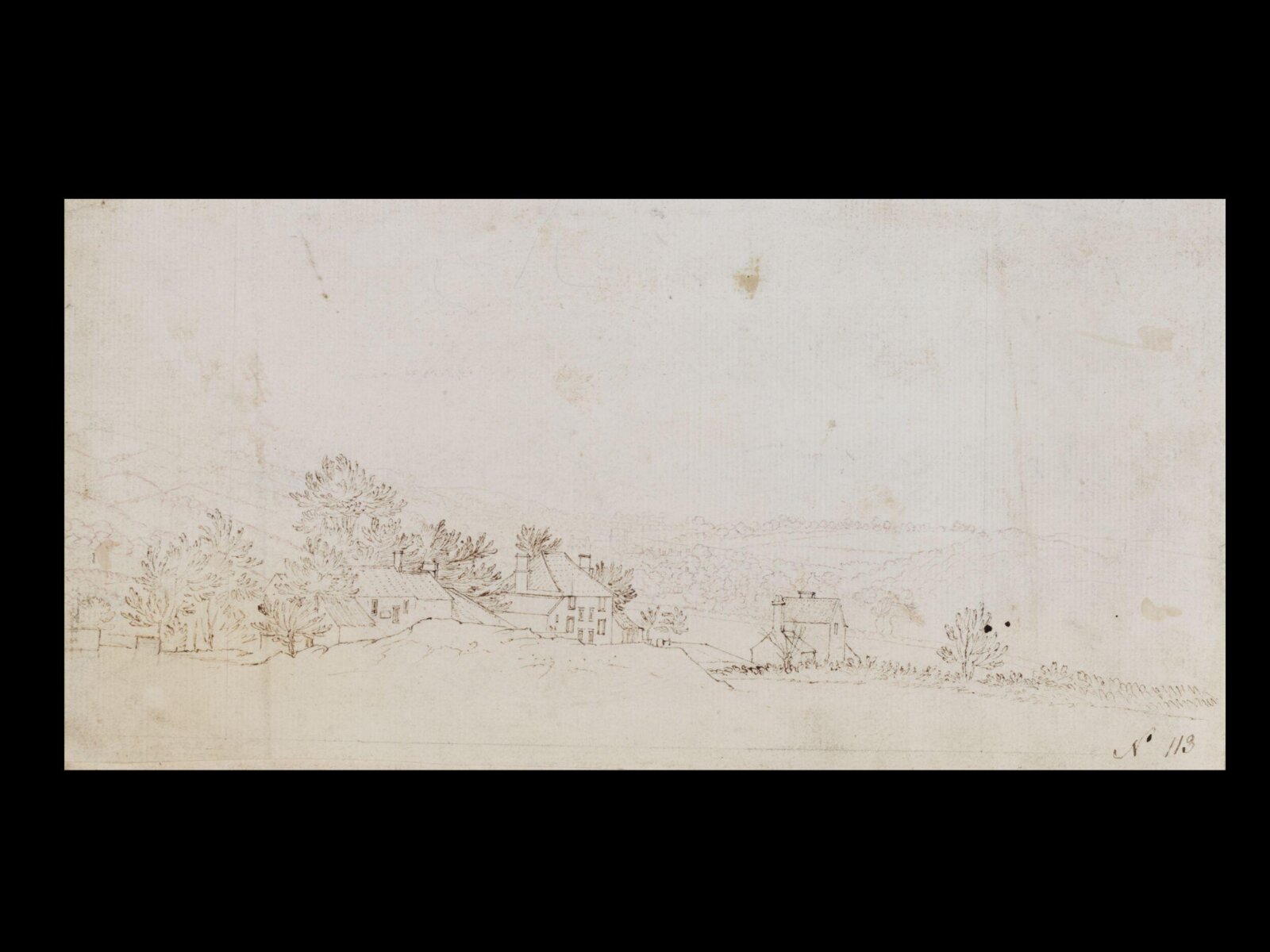 Drawing, Thomas Robins, 18th century