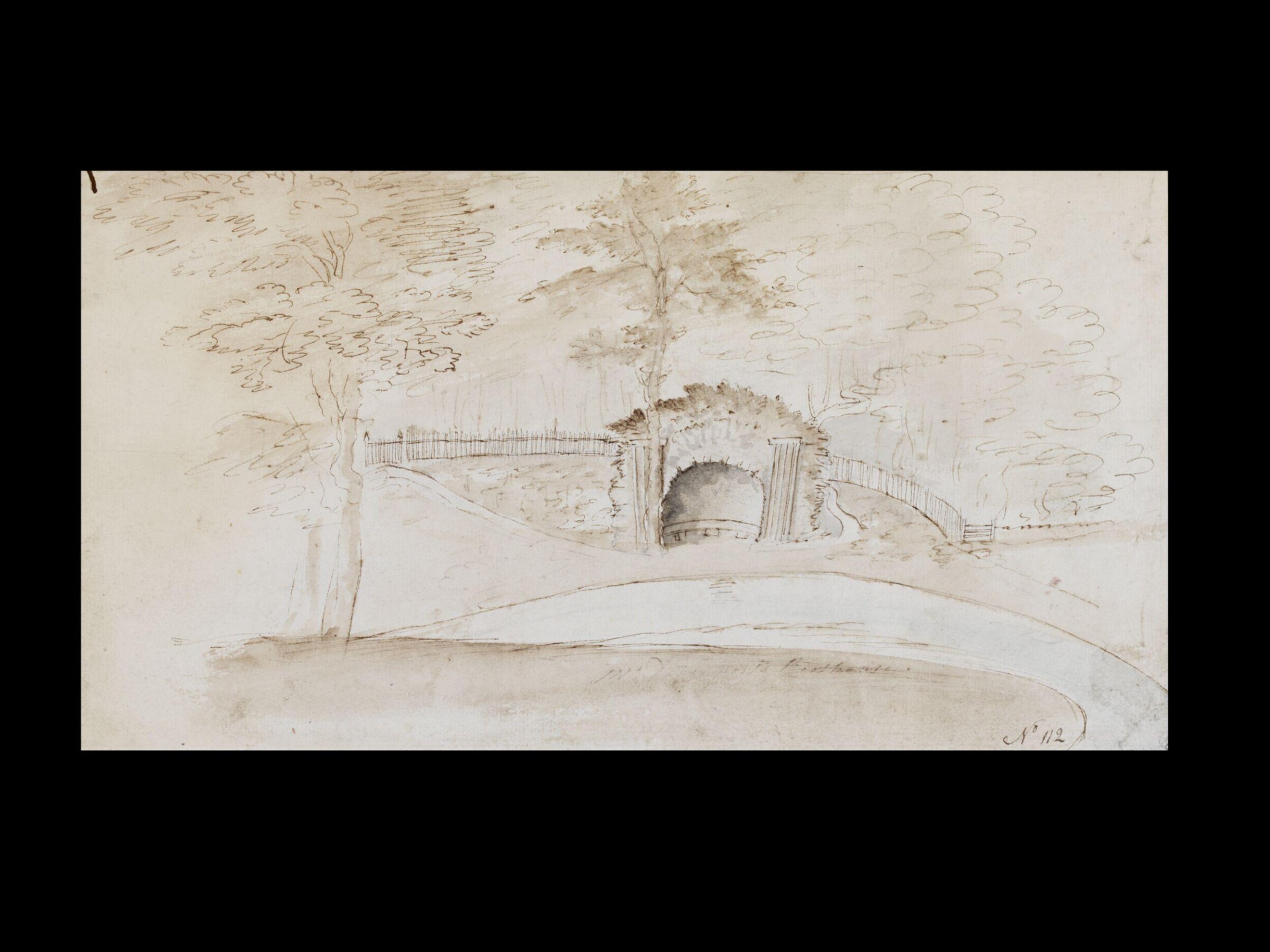 Drawing, Thomas Robins, 18th century