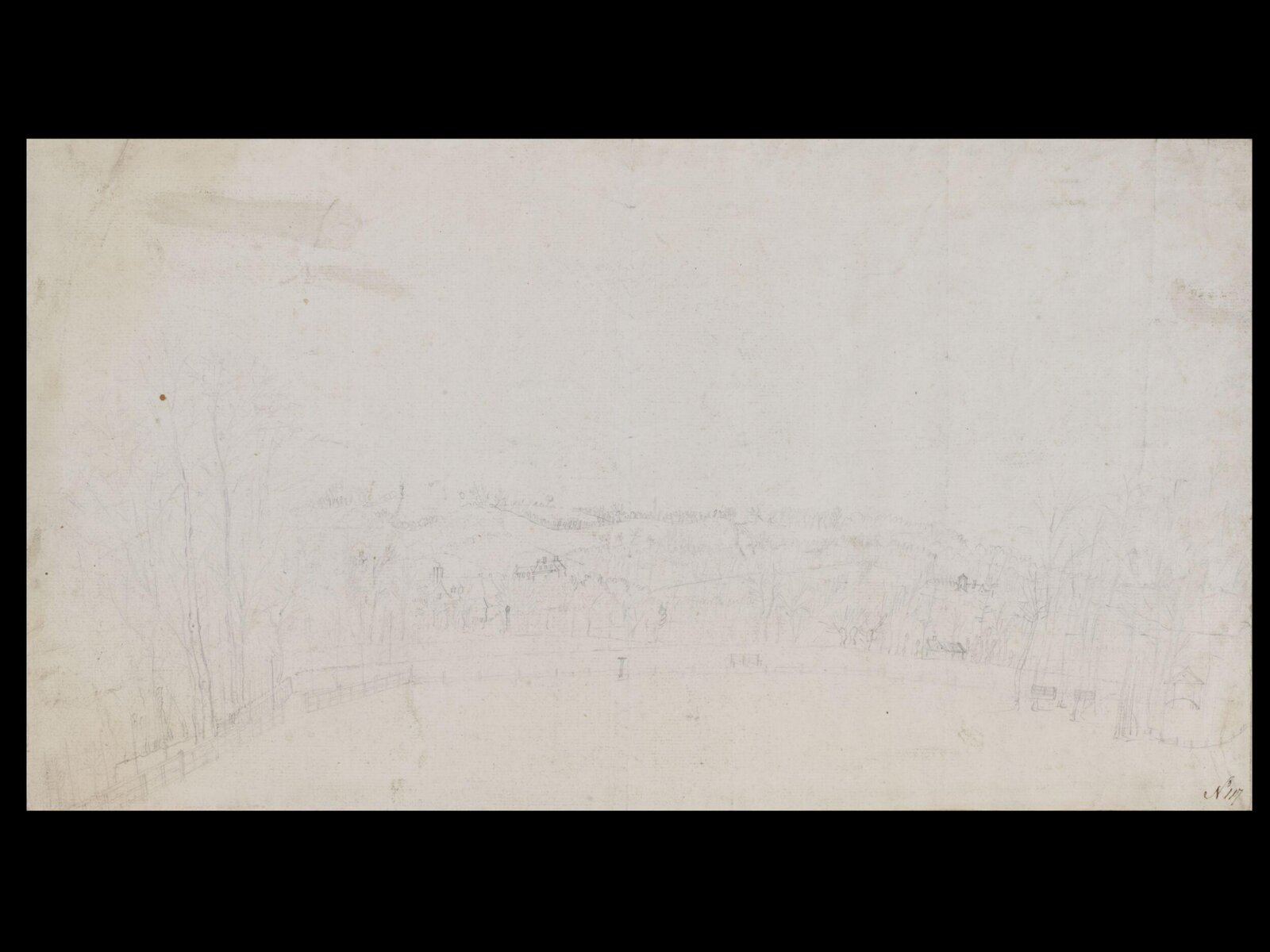 Drawing, Thomas Robins, 18th century