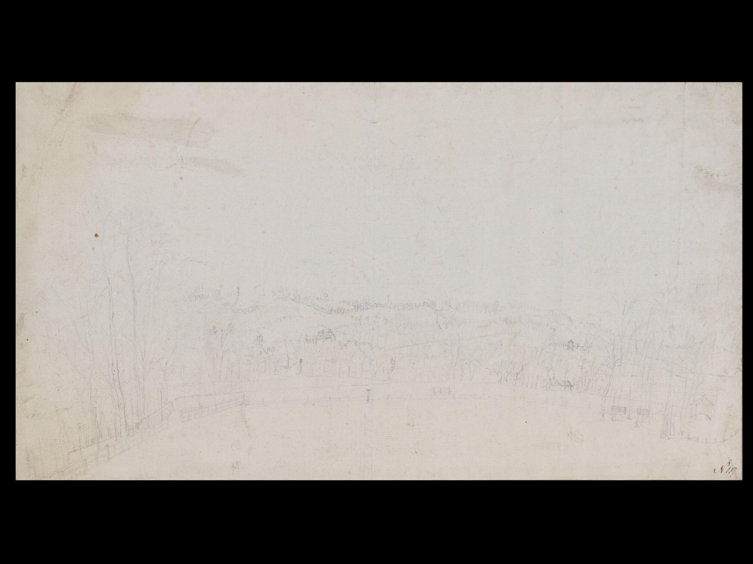 Drawing, Thomas Robins, 18th century