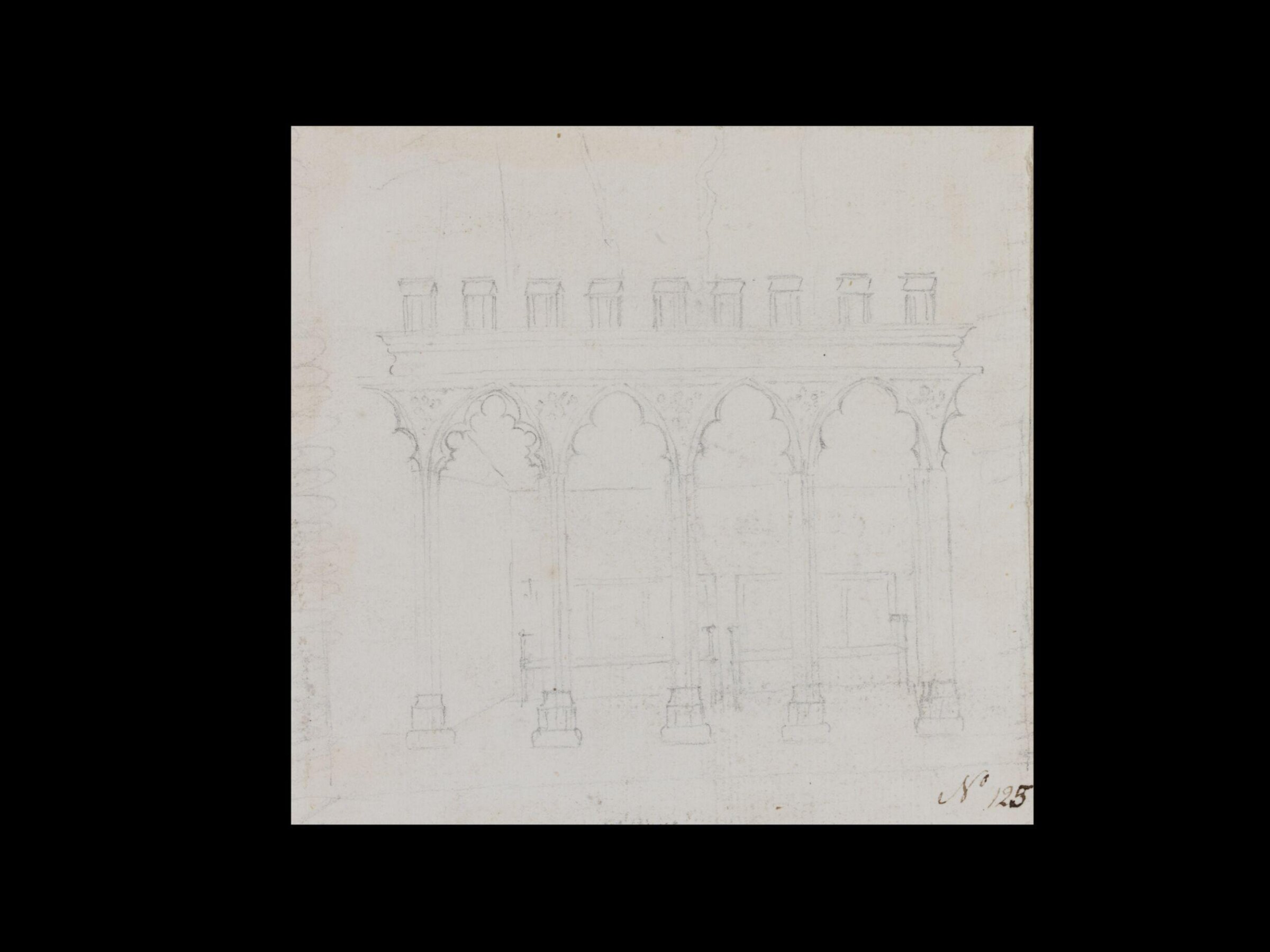 Drawing, Thomas Robins, 18th century