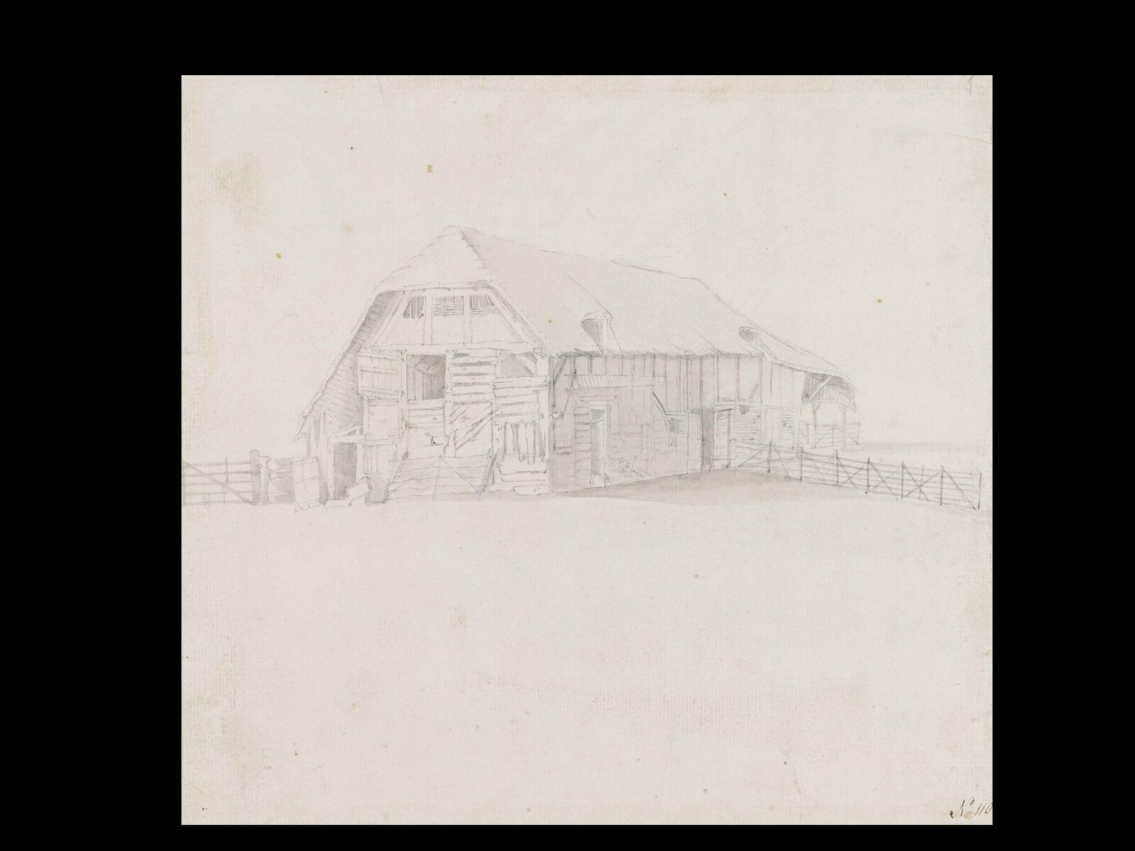 Drawing, Thomas Robins, 18th century