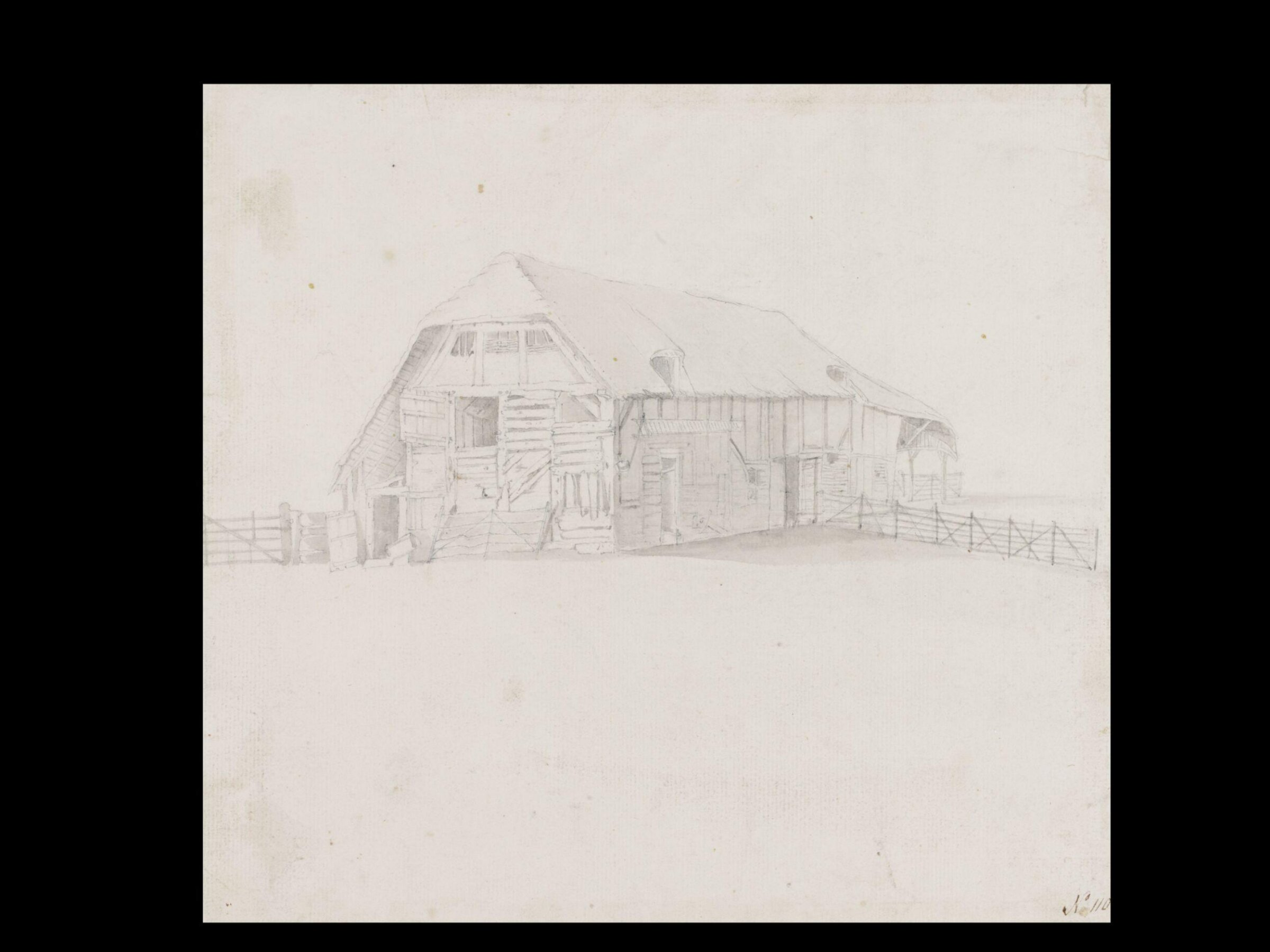 Drawing, Thomas Robins, 18th century