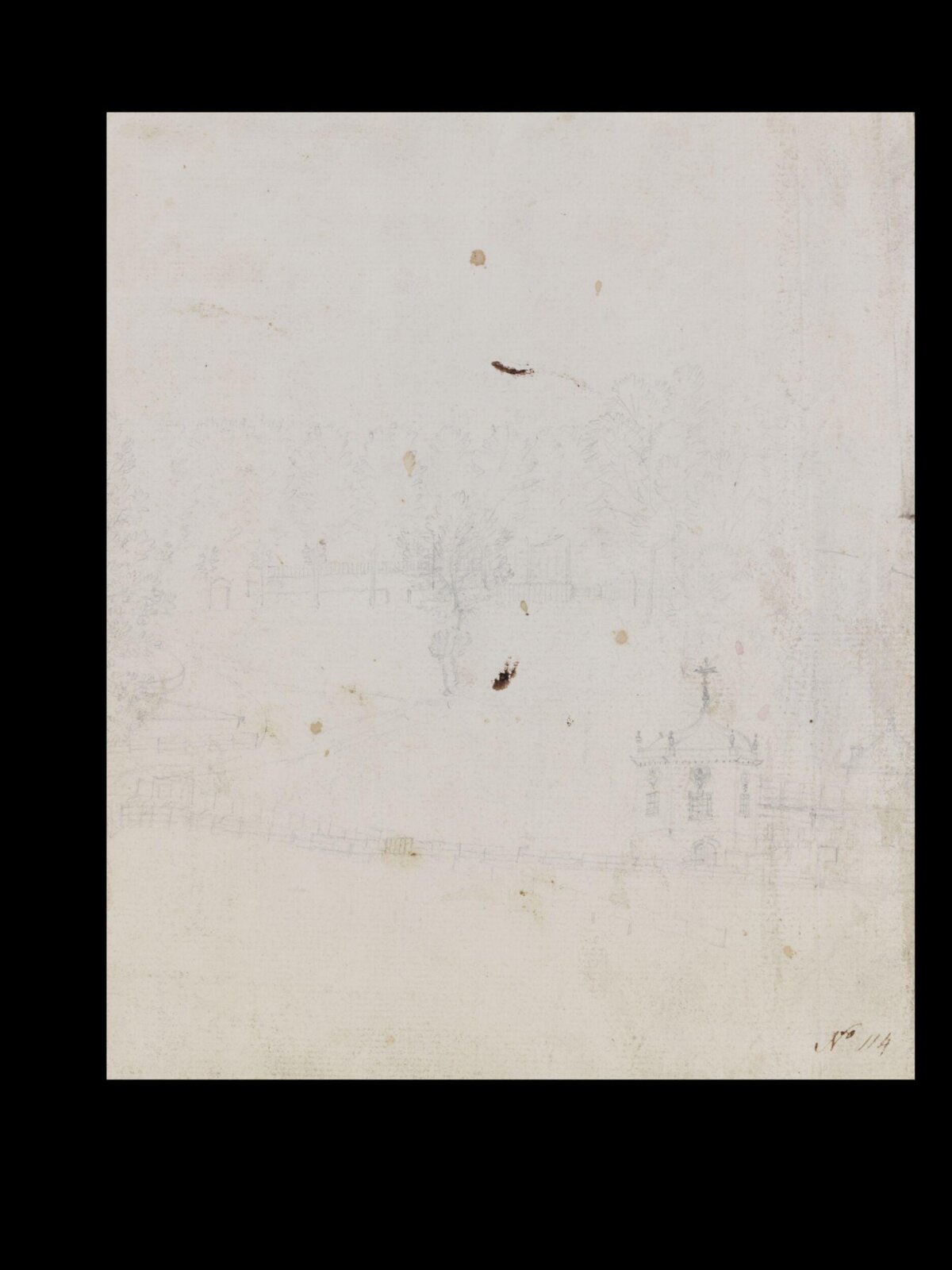 Drawing, Thomas Robins, 18th century