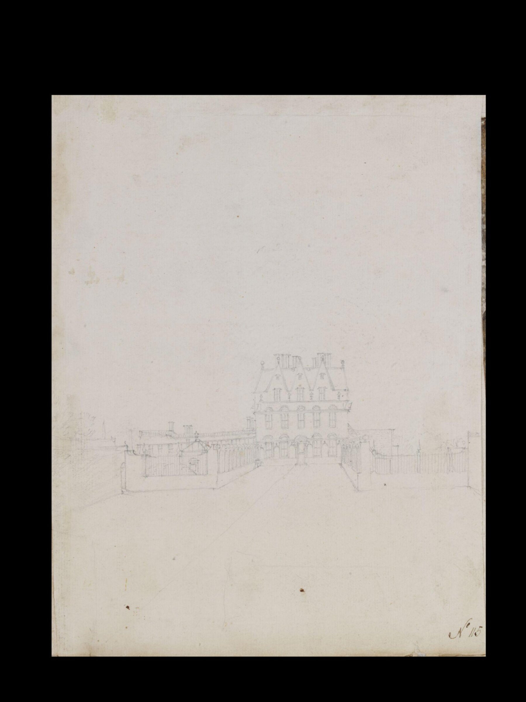 Drawing, Thomas Robins, 18th century