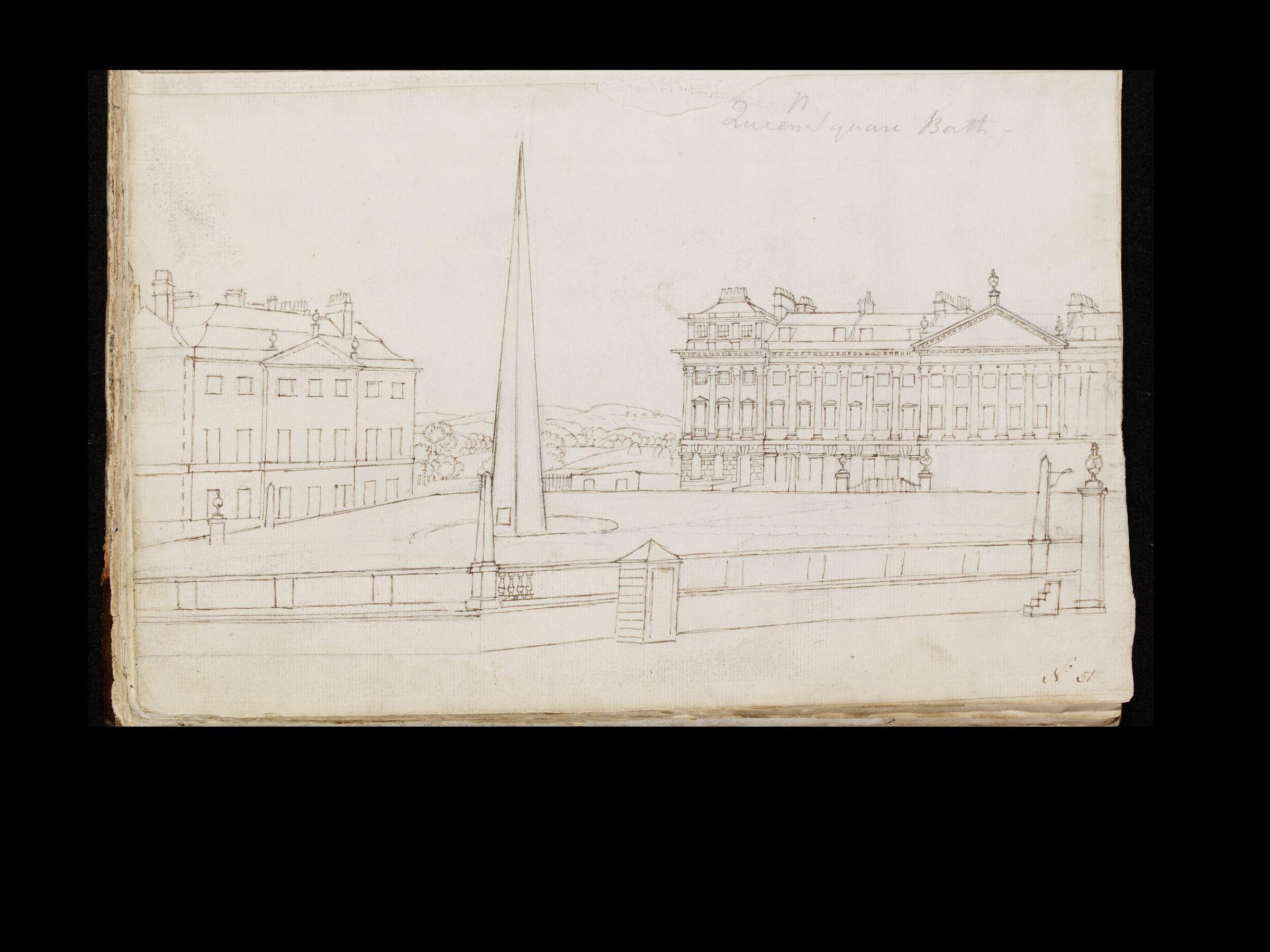 Drawing, Thomas Robins, 18th century
